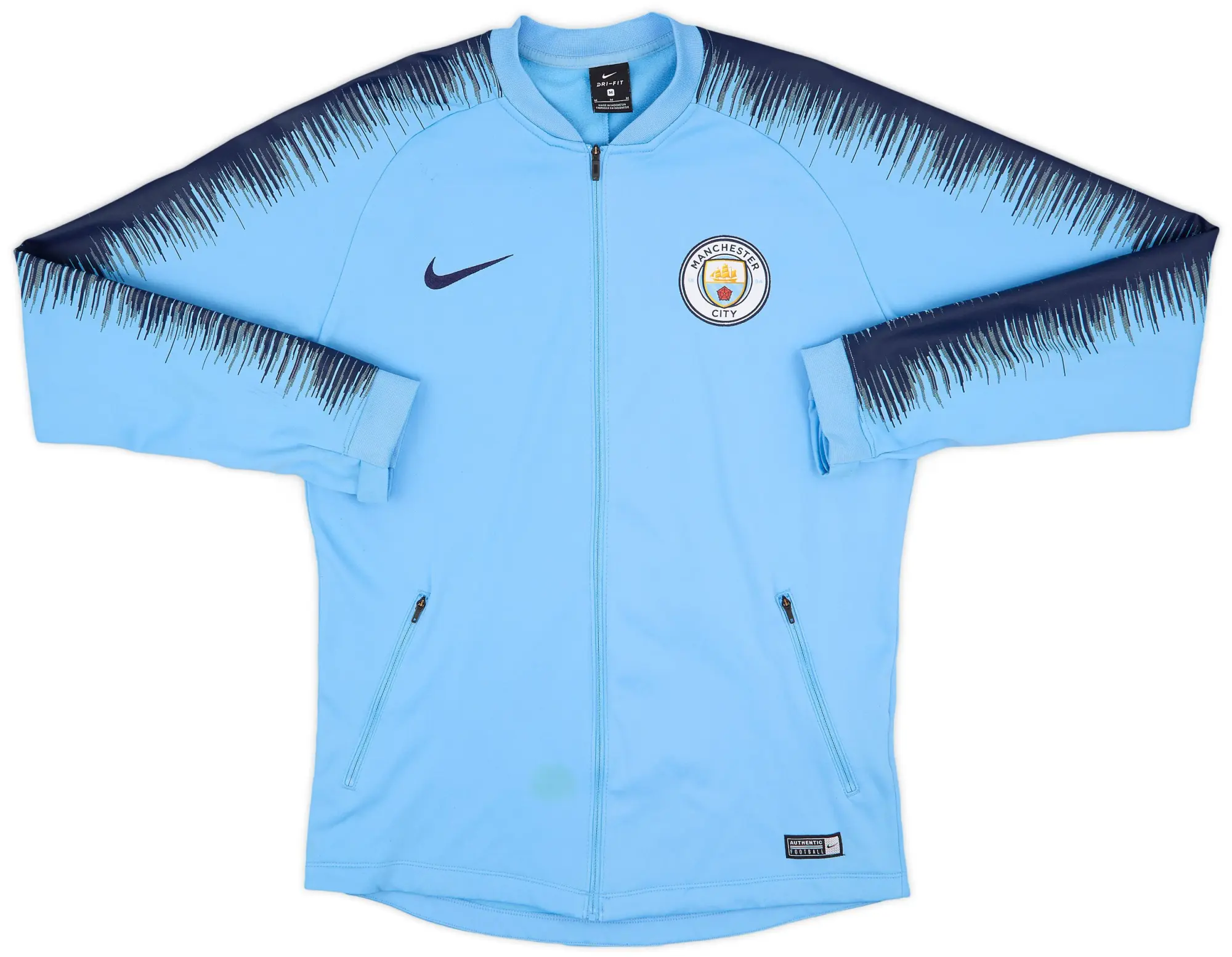 2018-19 Manchester City Nike Track Jacket - 9/10 - (M)