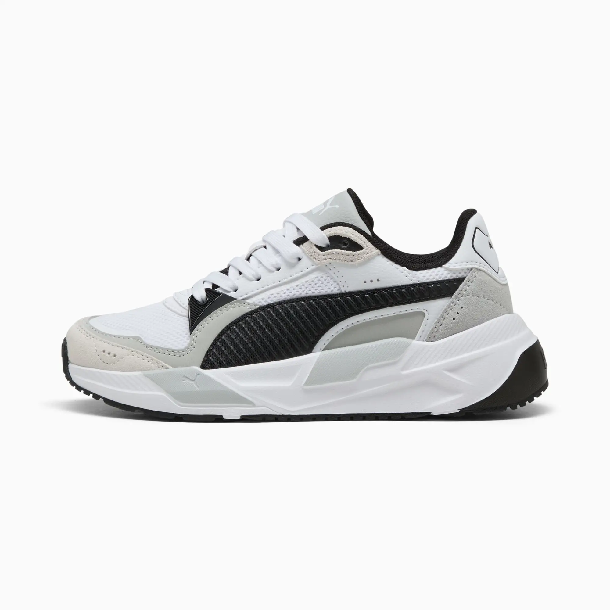 PUMA Trinity 2 Sneakers Youth, White/Black/Cool Light Grey