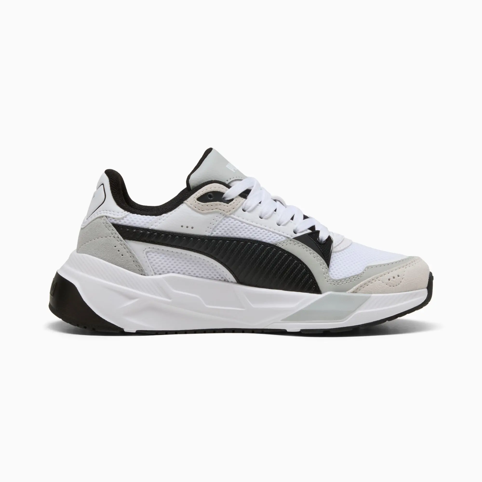 PUMA Trinity 2 Sneakers Youth, White/Black/Cool Light Grey