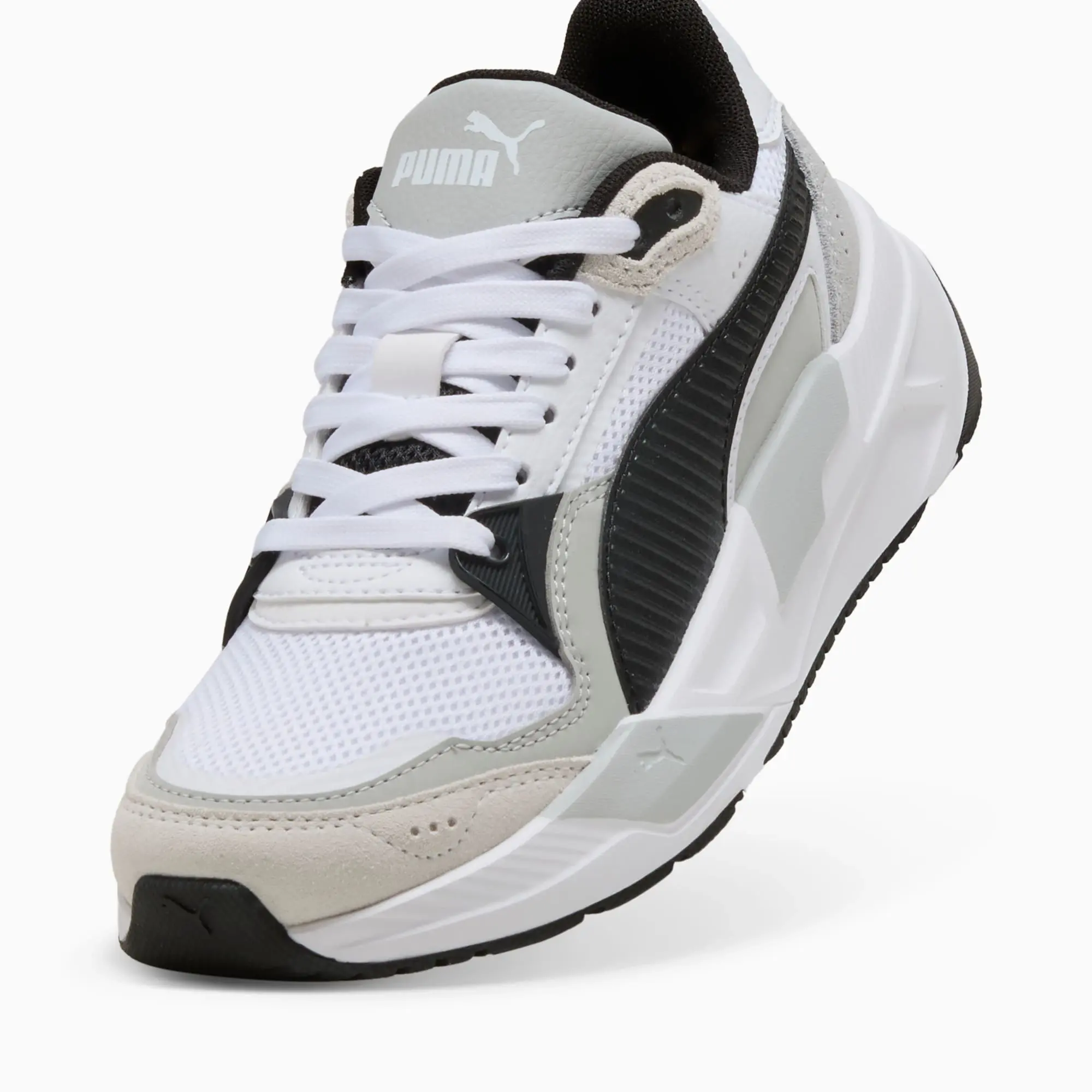 PUMA Trinity 2 Sneakers Youth, White/Black/Cool Light Grey