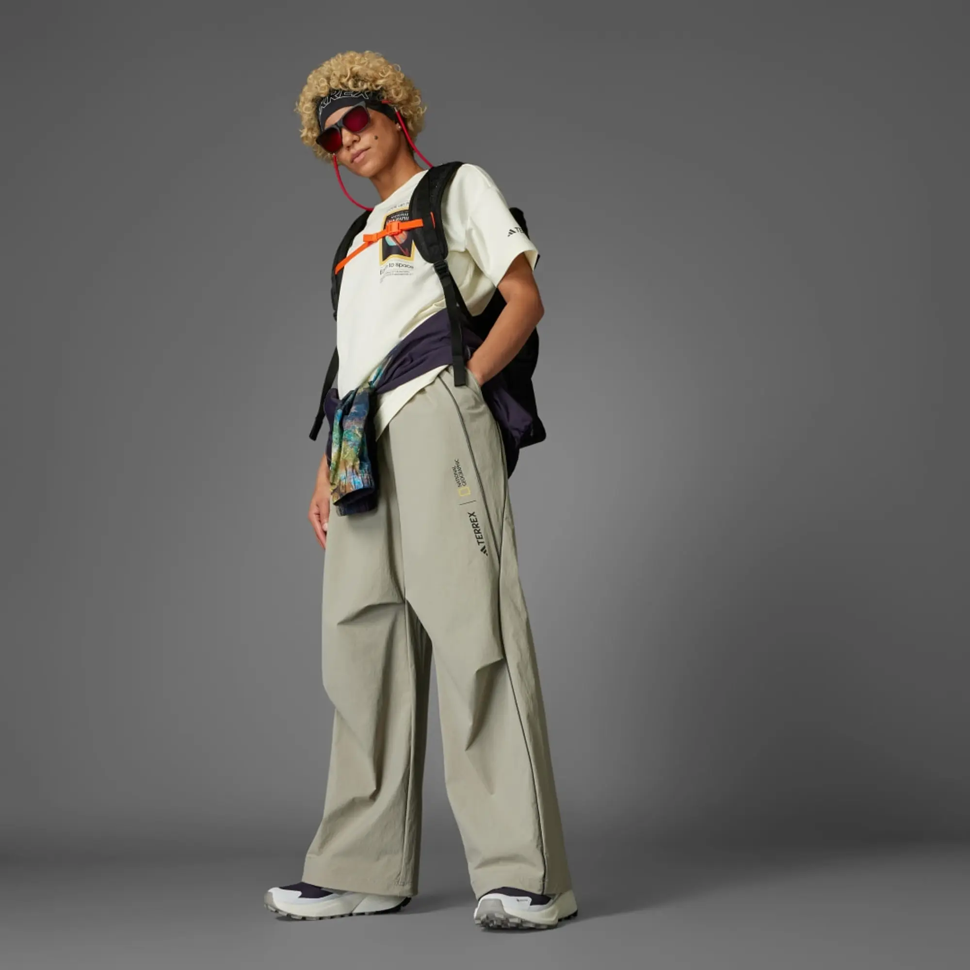adidas ADIDAS DISNEY National Geographic AEROREADY Woven Tracksuit Bottoms