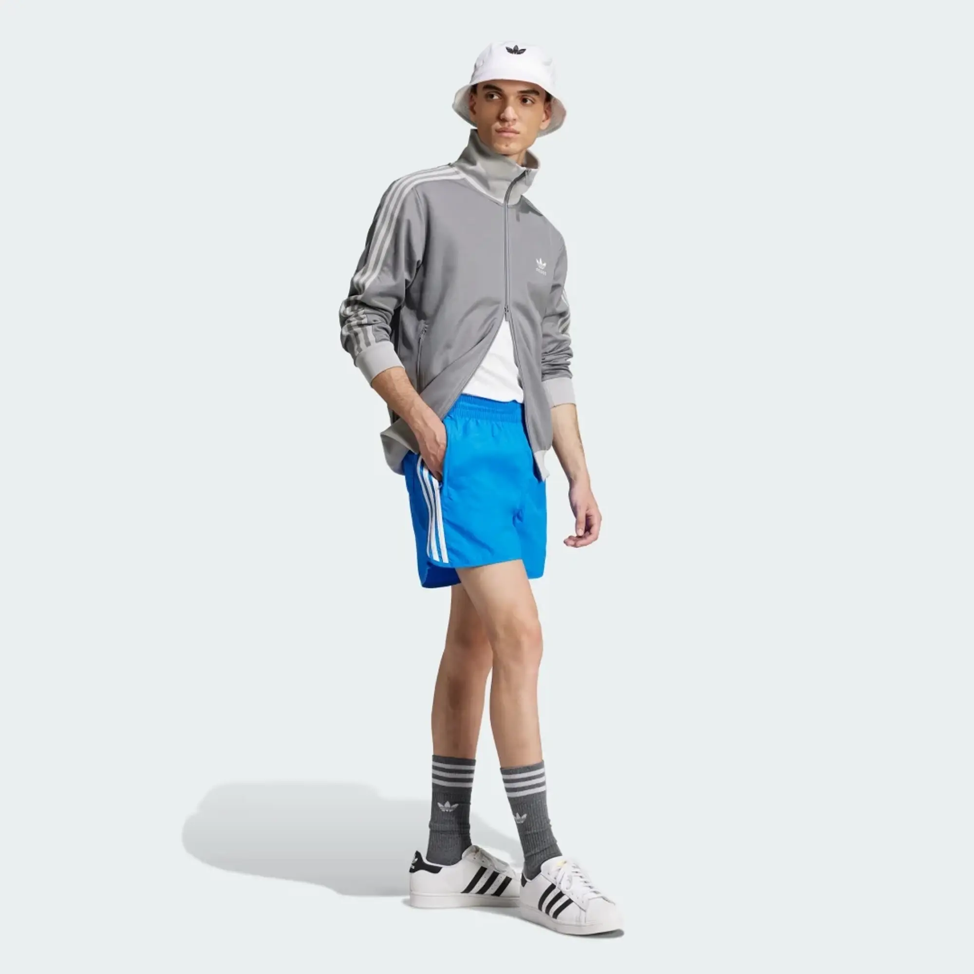 Adidas Men's Adicolor Classics Sprinter Shorts Blue/White
