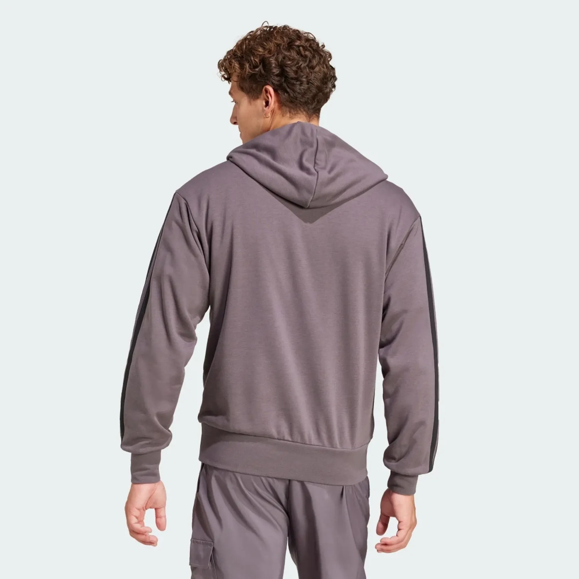 adidas Essentials 3-Stripes French Terry Hoodie | JE6365 | FOOTY.COM