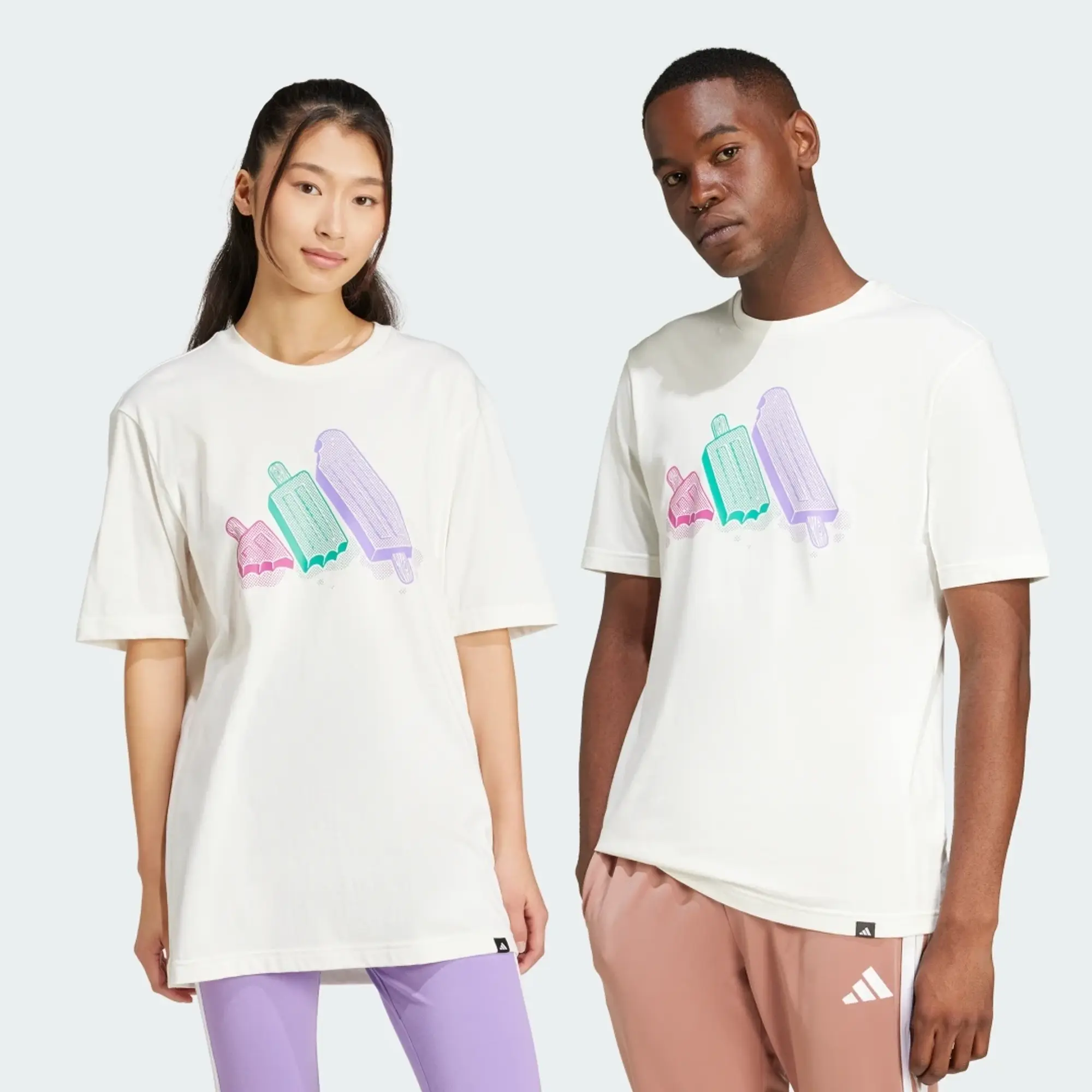 adidas Men Lounge Ice Graphic Tee