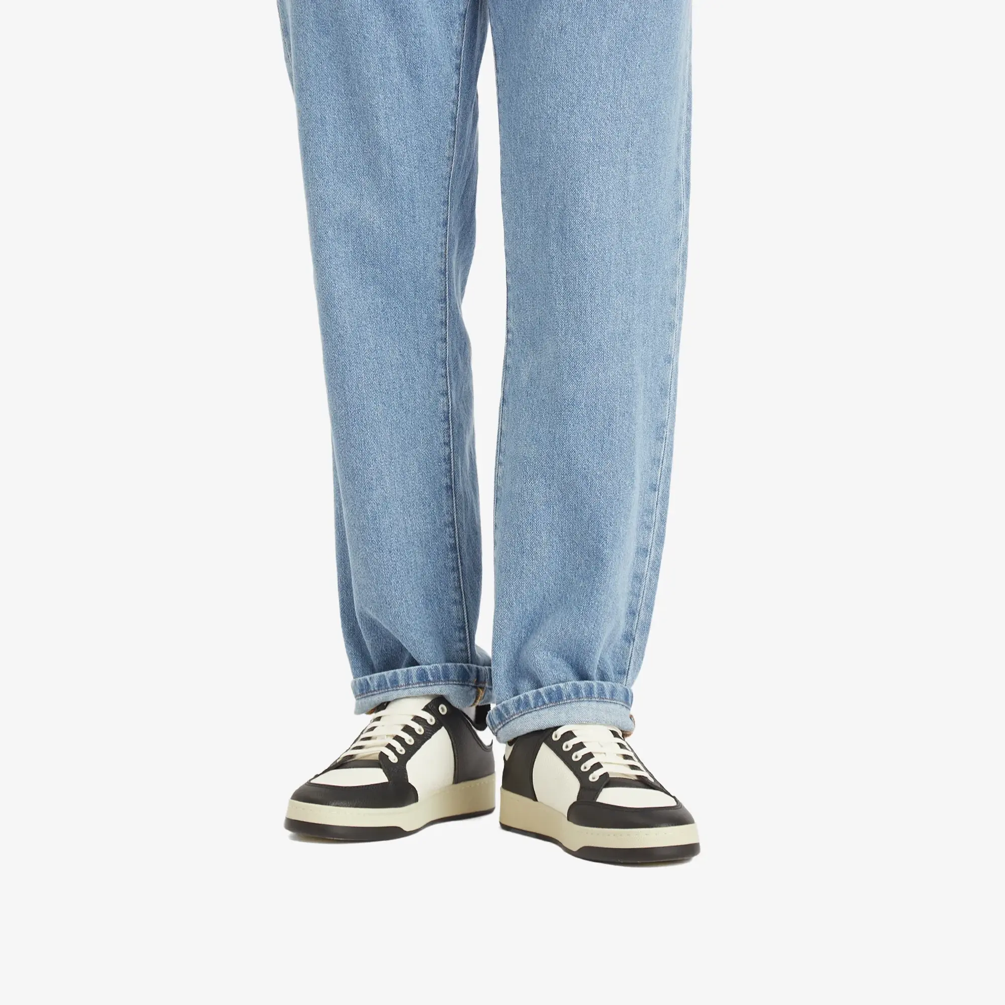 Saint Laurent Men's SL61 Sneaker Coffee White/Nero