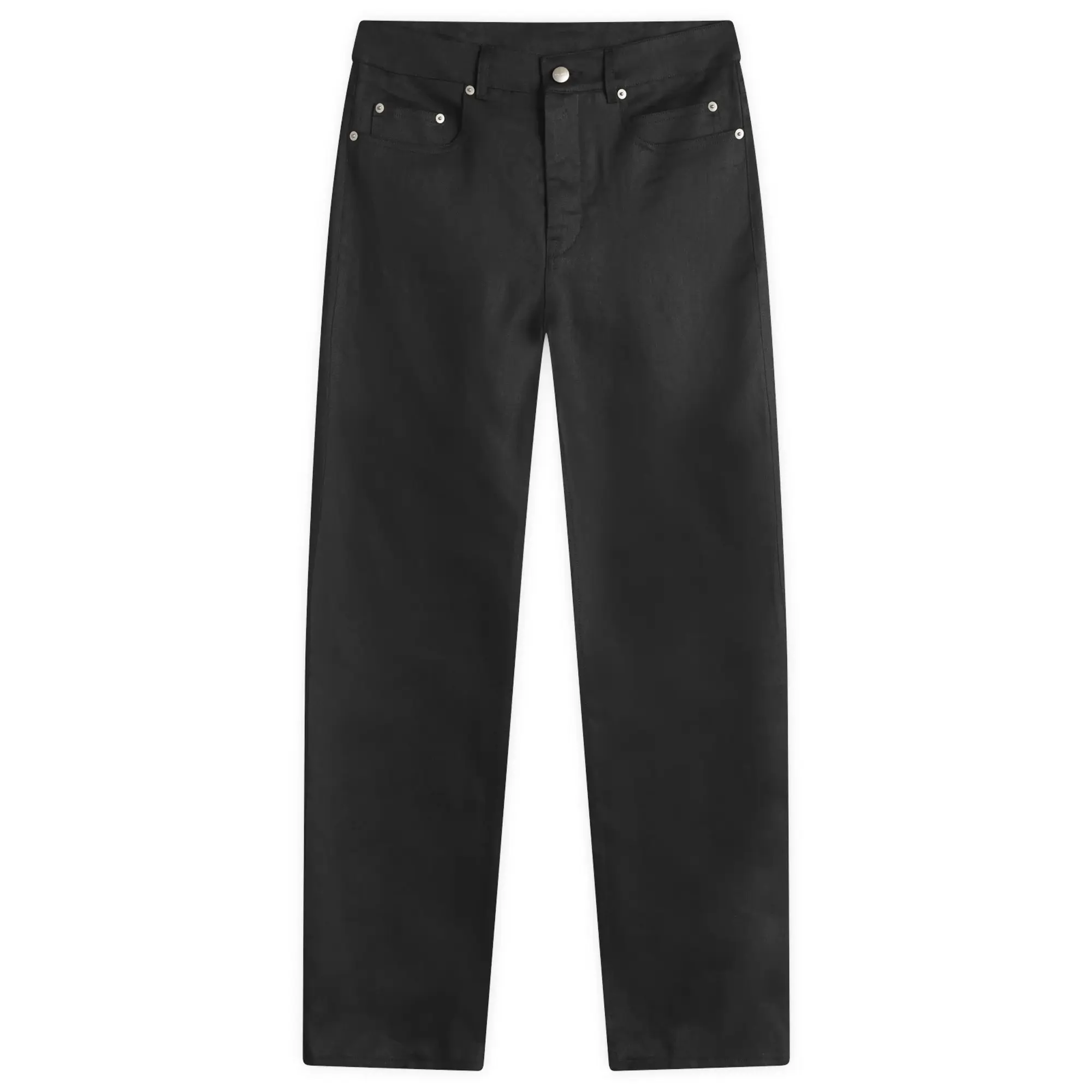Rick Owens Men's Twill Headon Pants Black