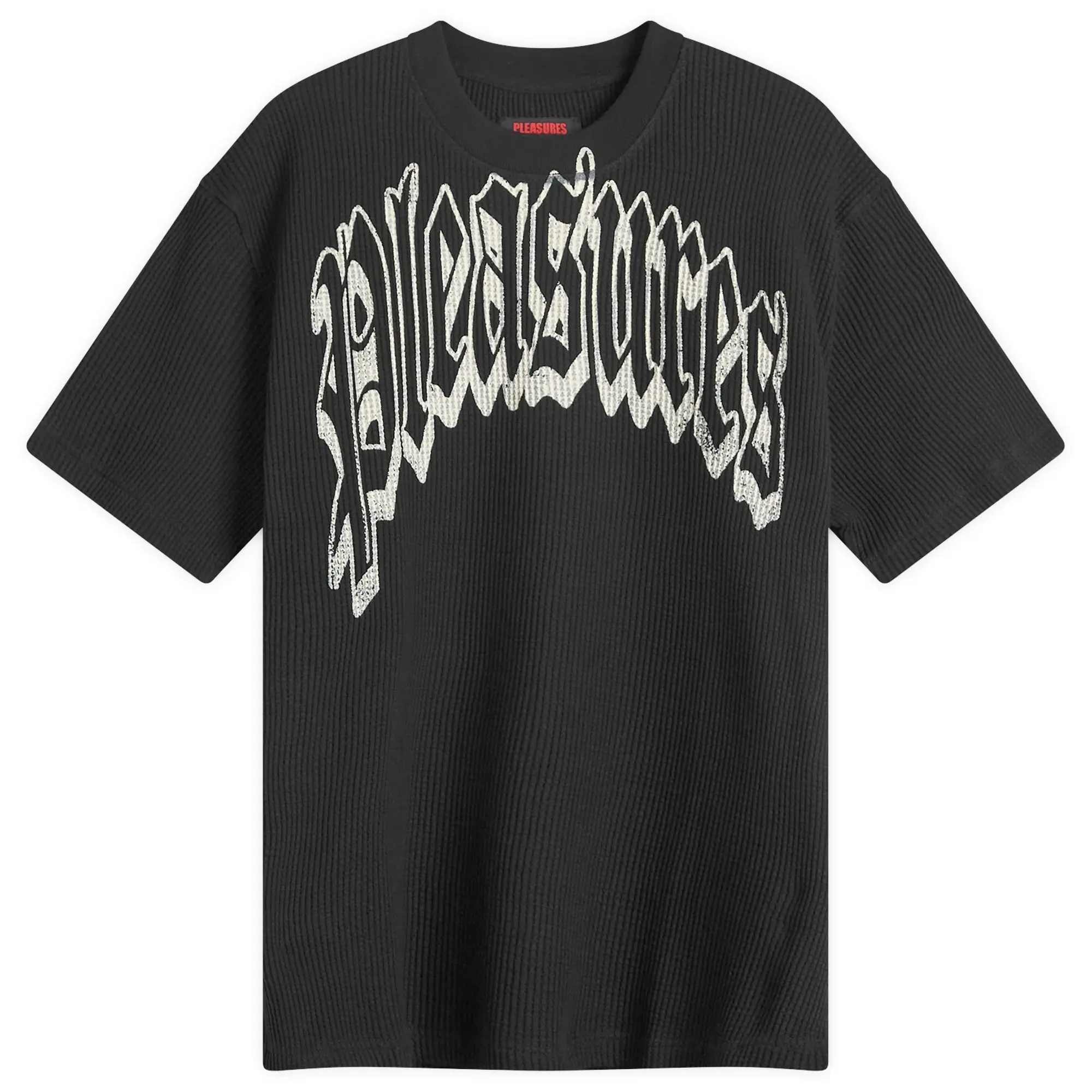 Pleasures Men's Twitch Waffle T-Shirt Black