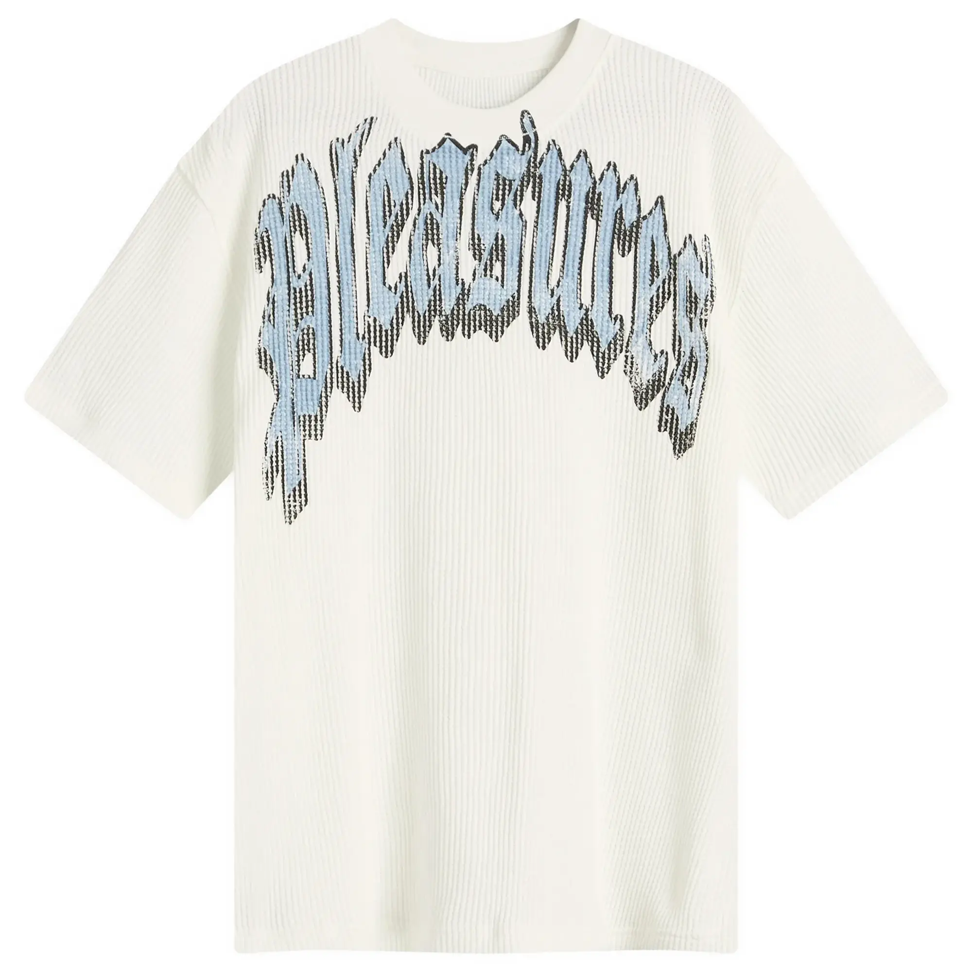 Pleasures Men's Twitch Waffle T-Shirt White