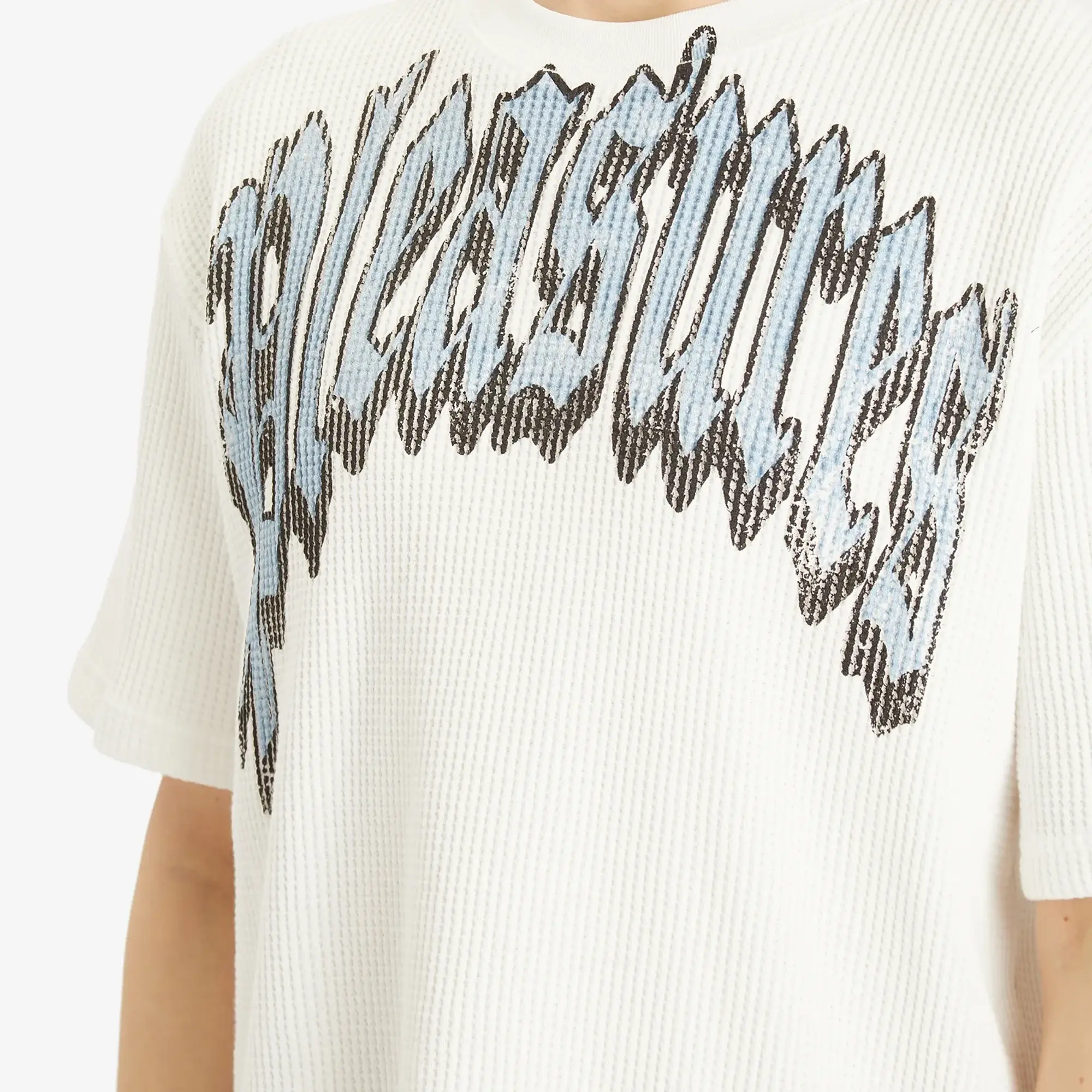 Pleasures Men's Twitch Waffle T-Shirt White