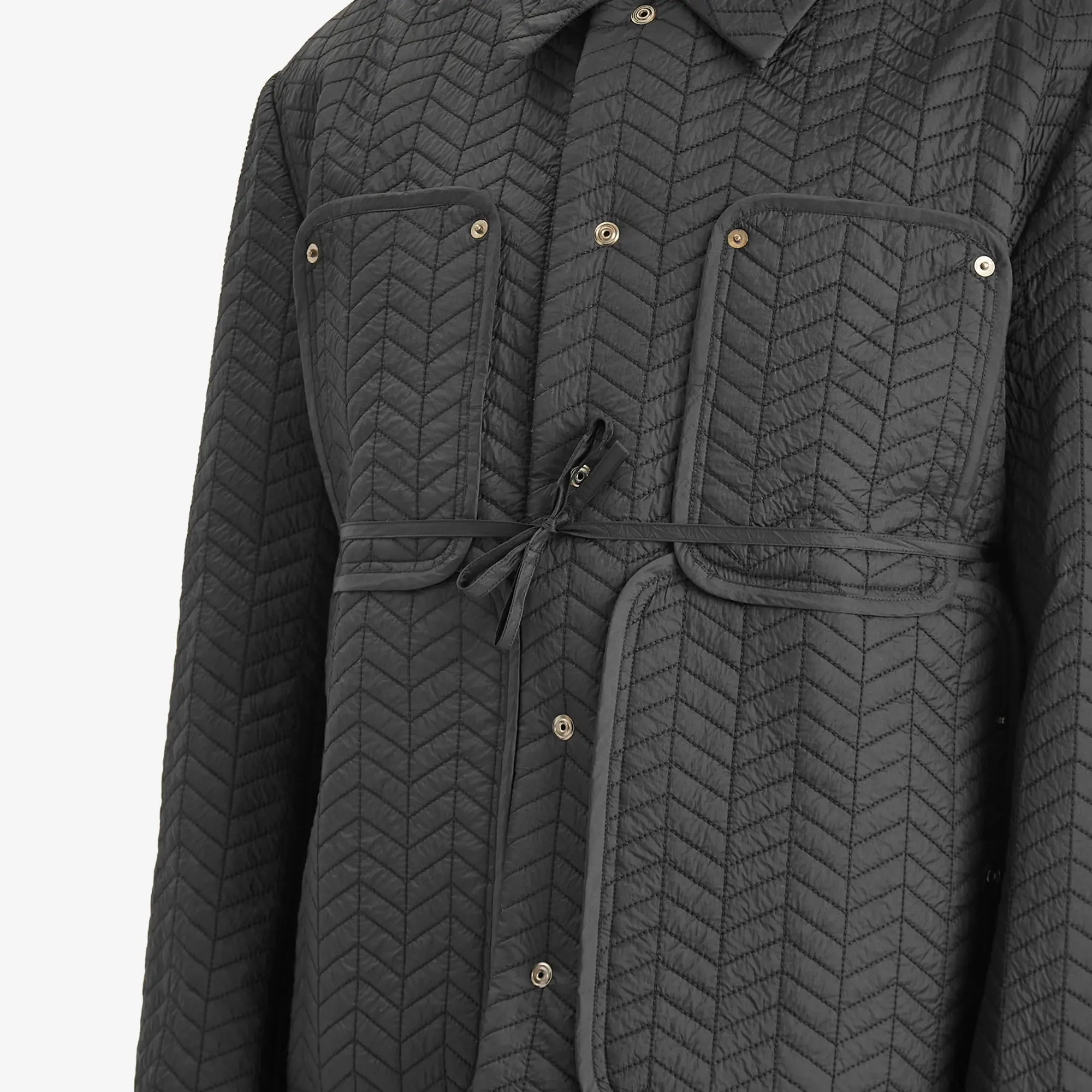 Craig Green Men's Quilted Worker Jacket Black