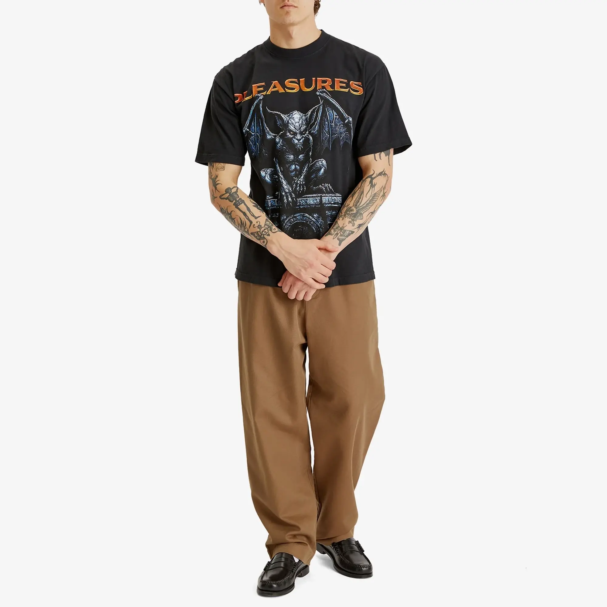 Pleasures Men's Gargoyle T-Shirt Black Edge