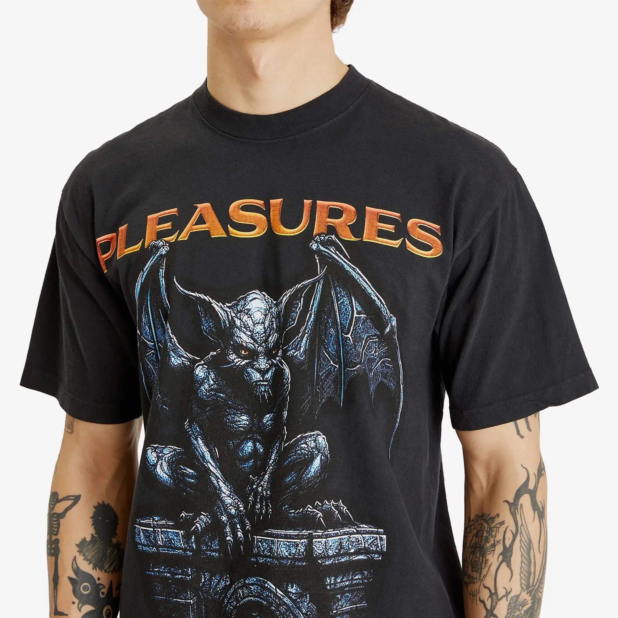 Pleasures Men's Gargoyle T-Shirt Black Edge