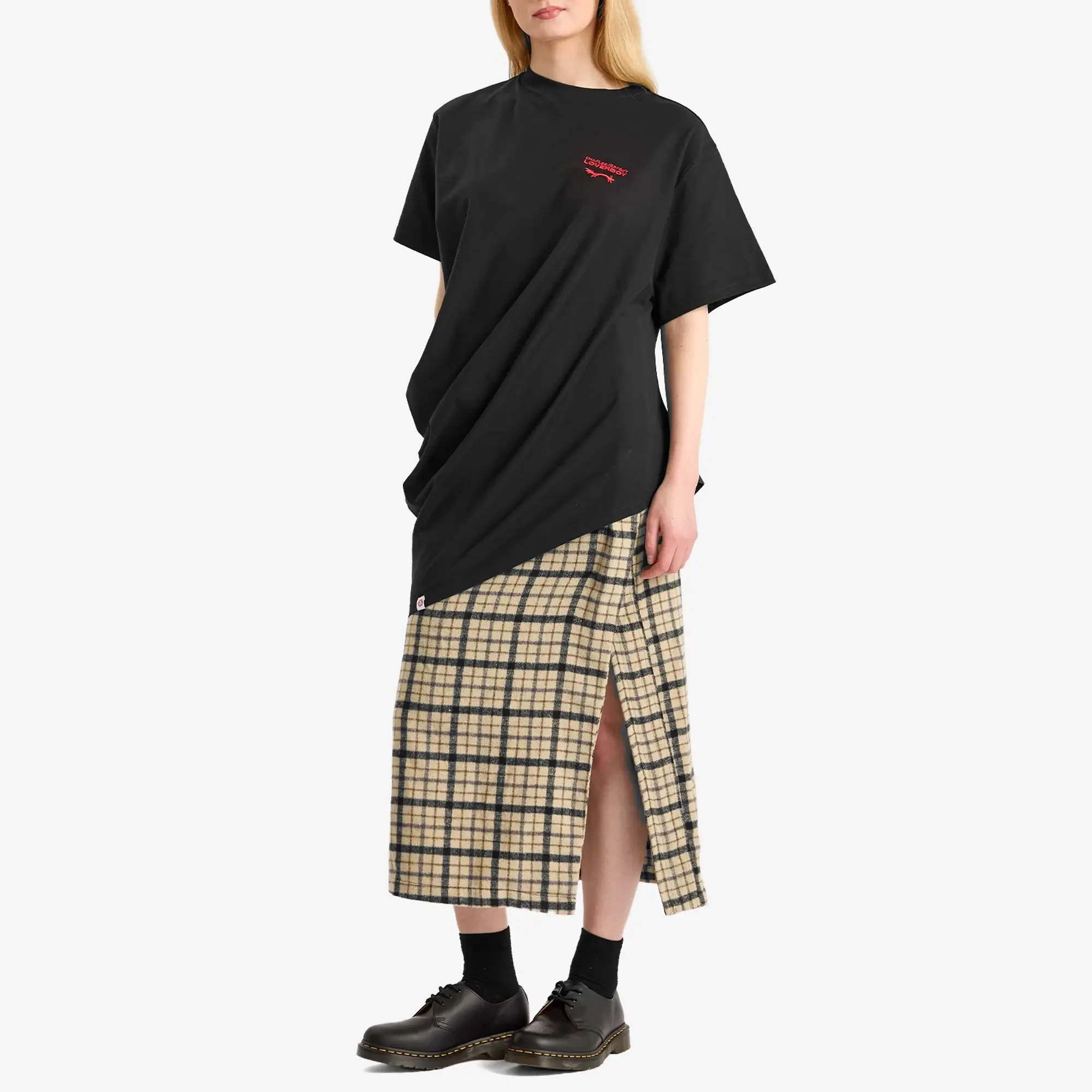 Charles Jeffrey Women's Topsy Turvy Tee Black