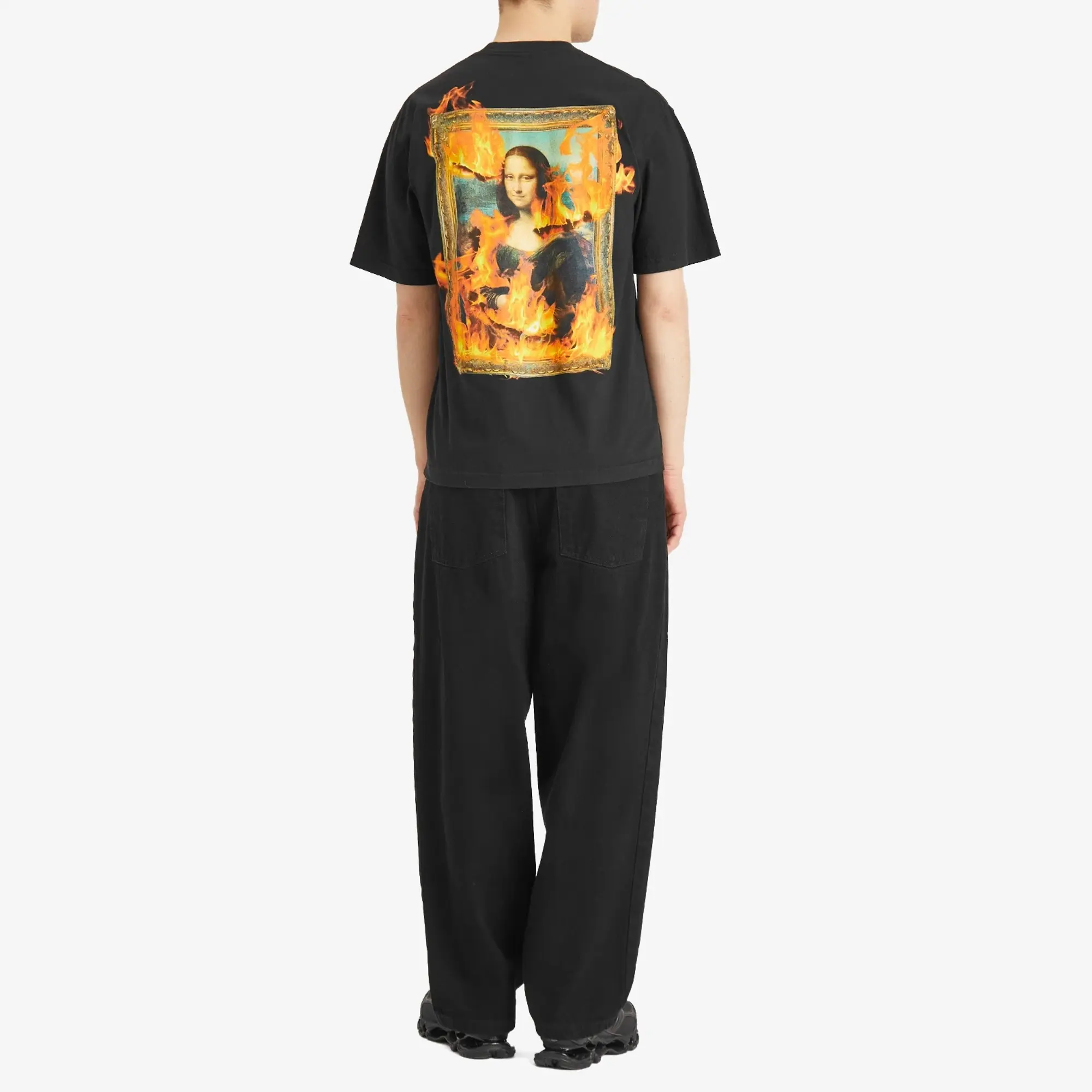 Pleasures Men's Burn Again T-Shirt Black