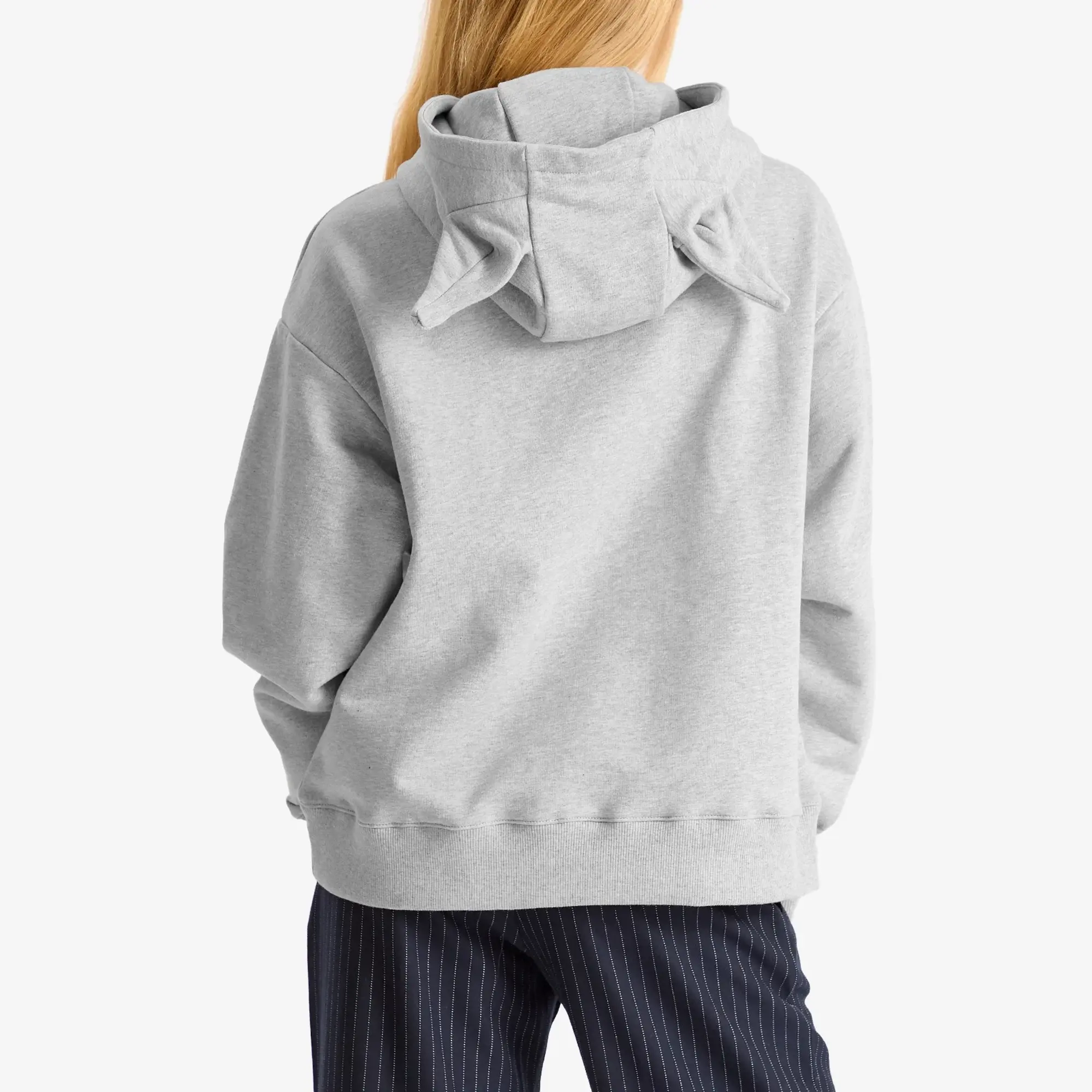 Charles Jeffrey Women's Patch Ears Hoody Grey