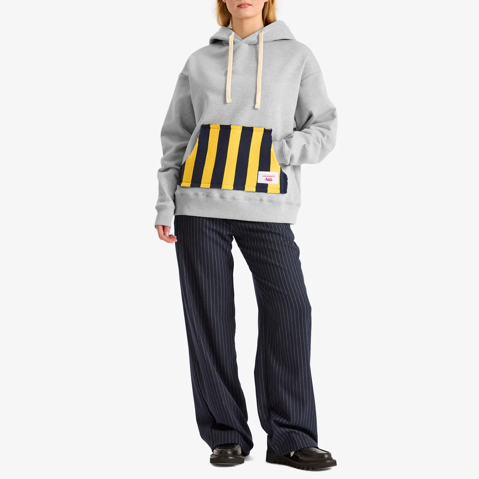 Charles Jeffrey Women's Patch Ears Hoody Grey