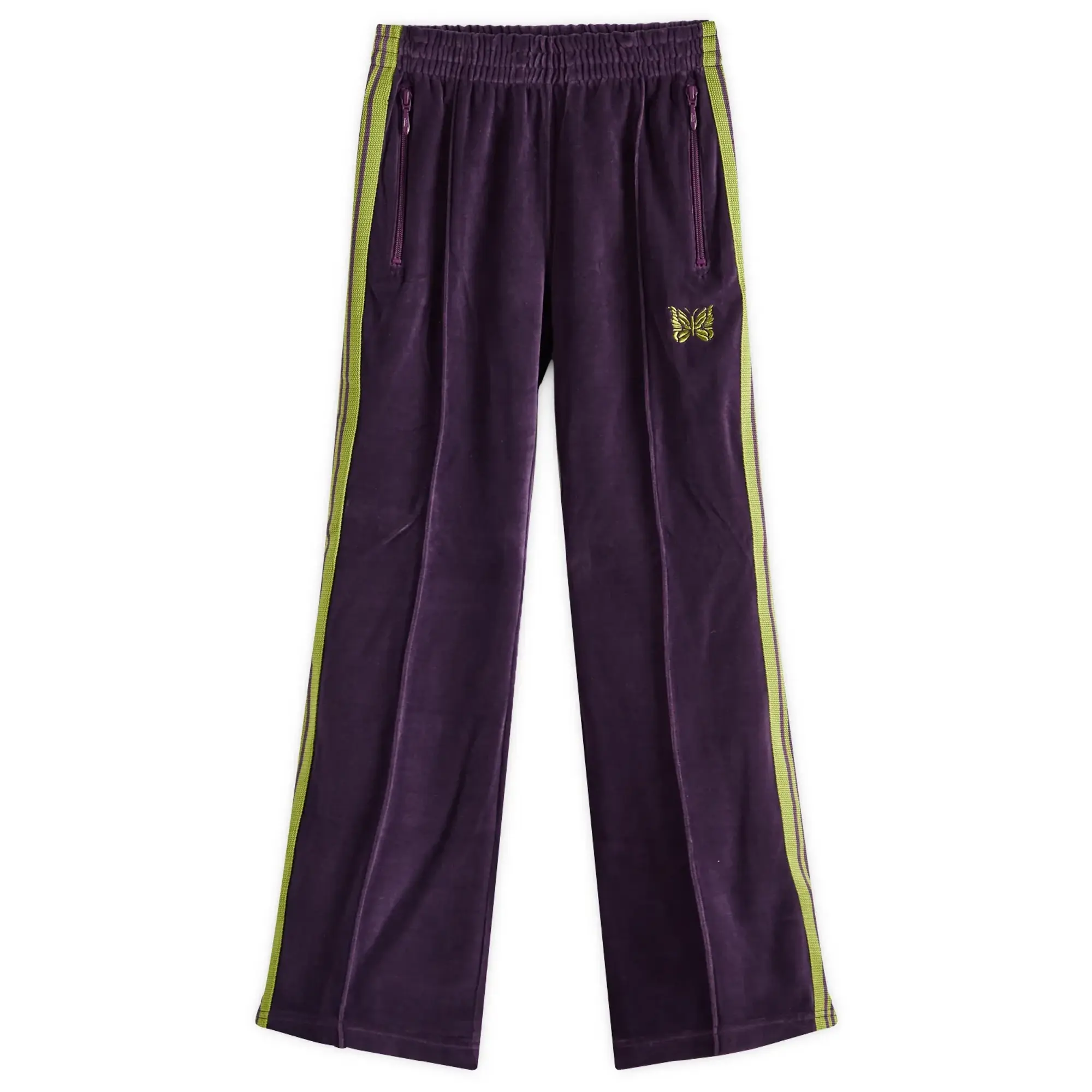 Needles Women's Boot-Cut Track Pant Purple