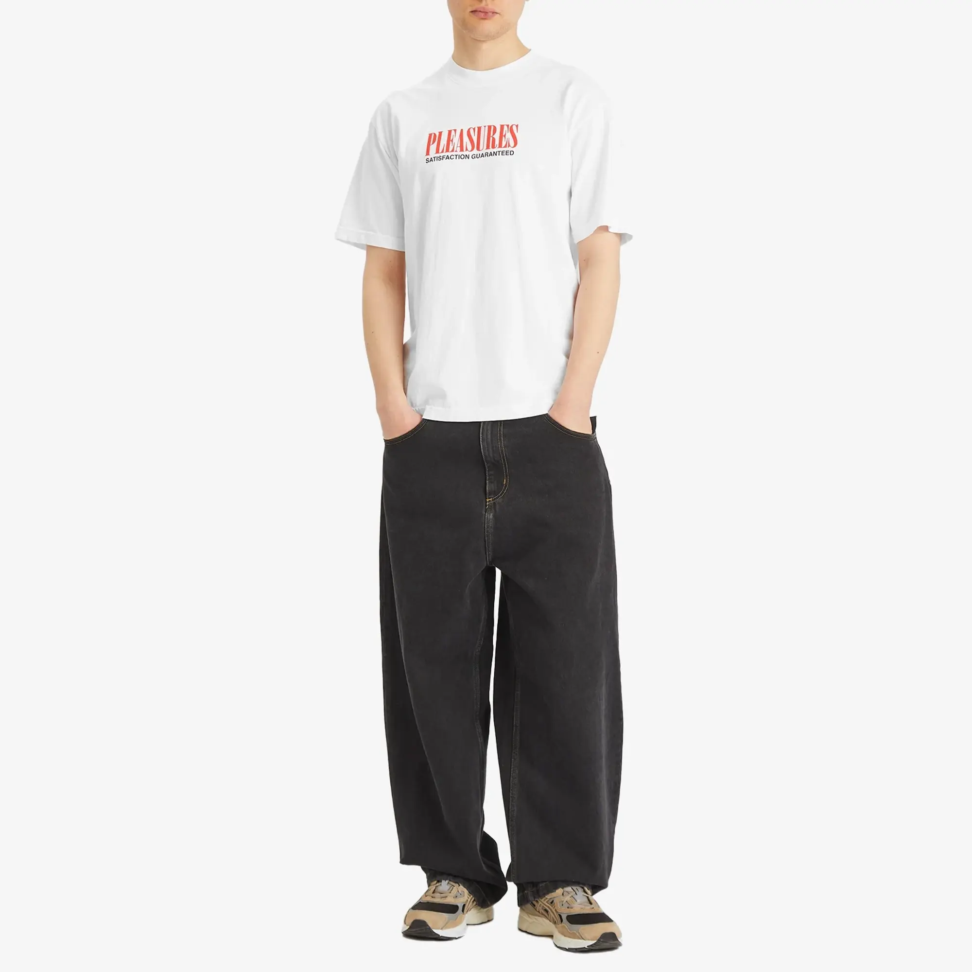 Pleasures Men's Satisfaction T-Shirt White