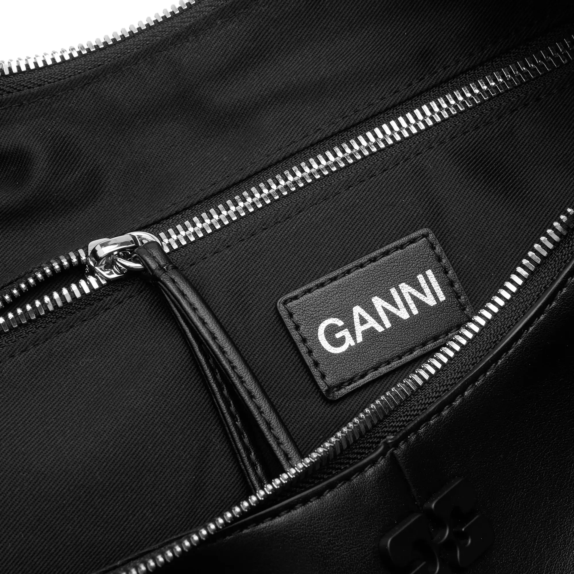 GANNI Women's Hobo Medium Bou Bag Black