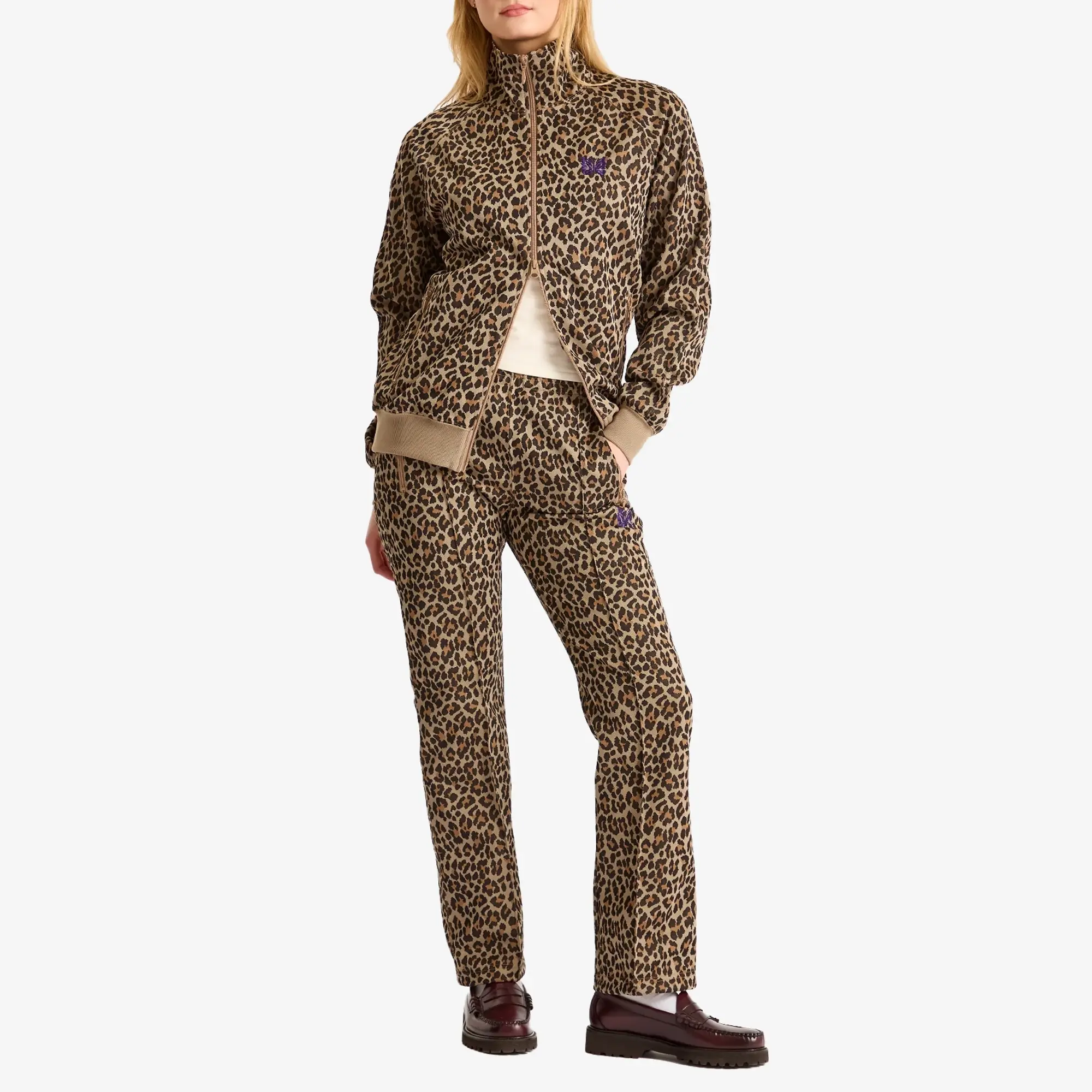 Needles Women's Track Pant Leopard