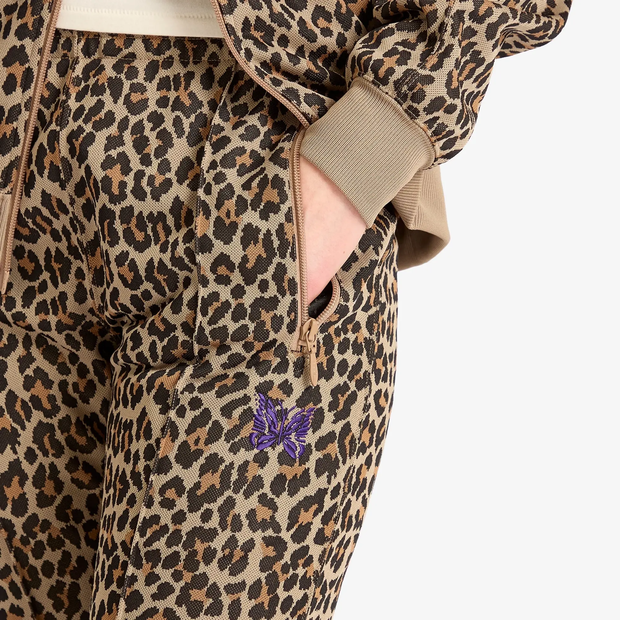Needles Women's Track Pant Leopard