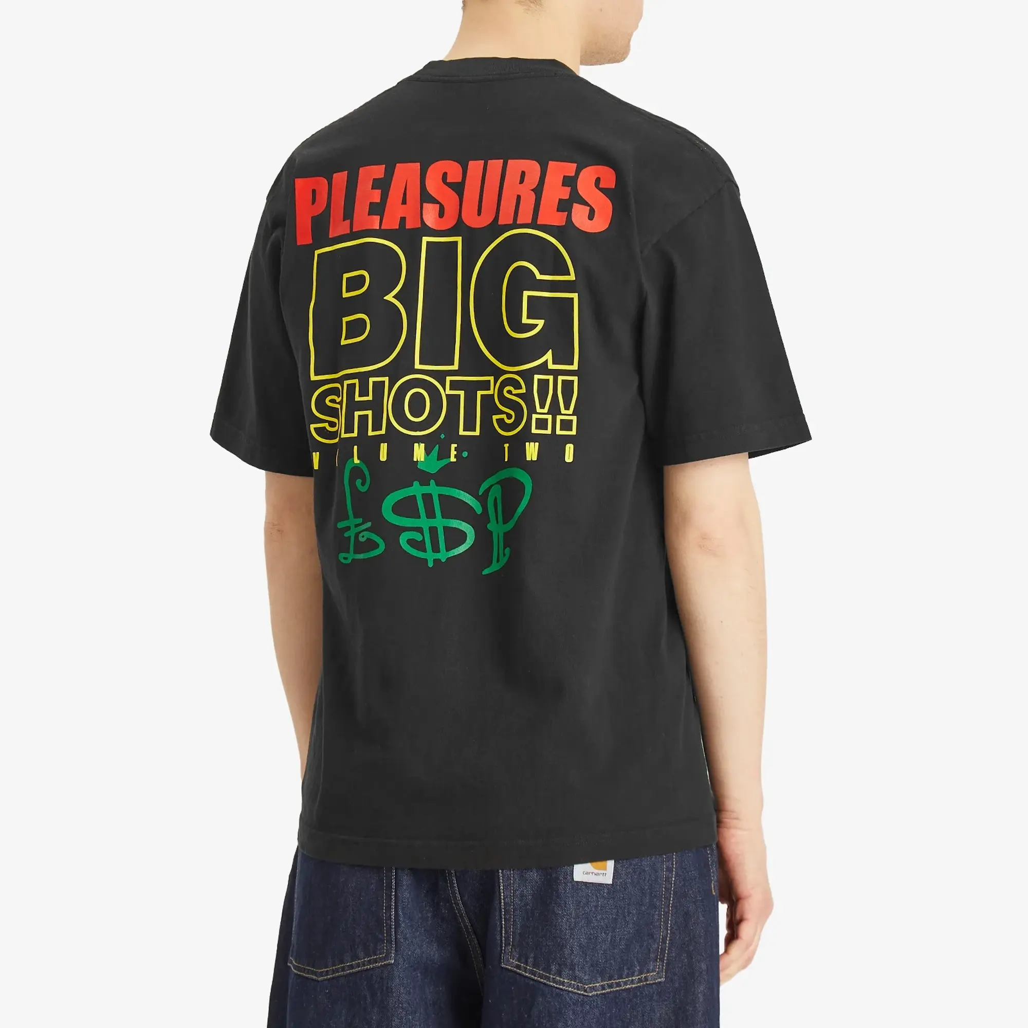 Pleasures Men's x Lee Scratch Perry T-Shirt Black