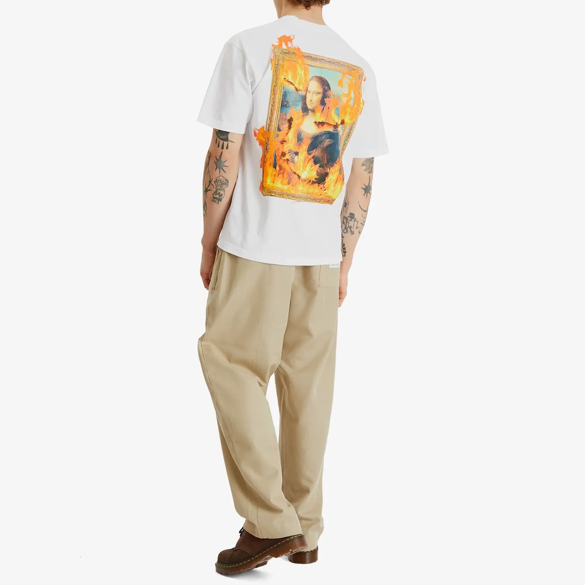 Pleasures Men's Burn Again T-Shirt White