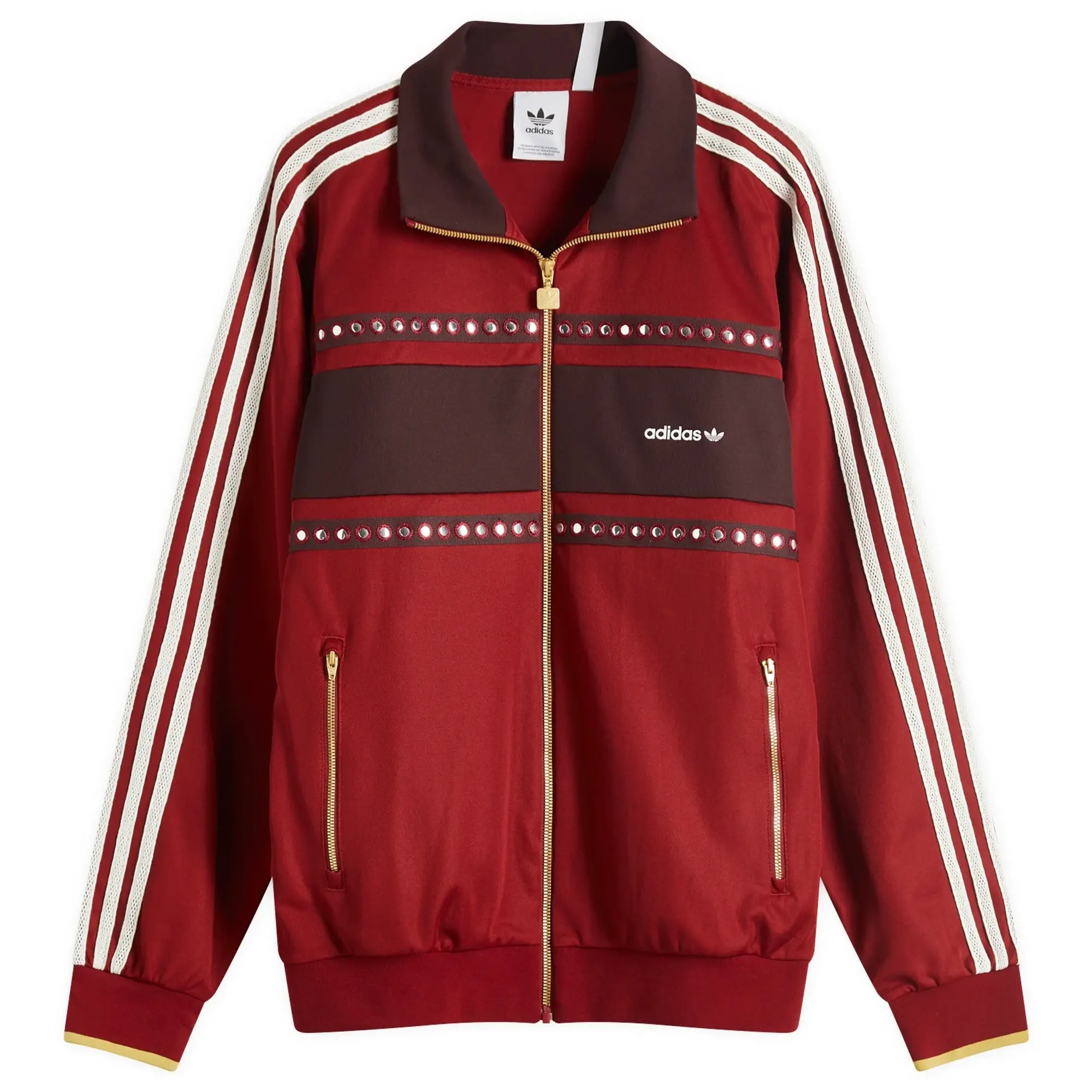 Adidas Originals Retro Sports Track Top Rust Red