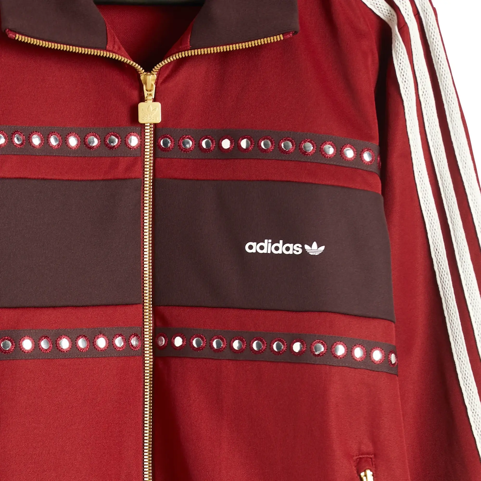 Adidas Originals Retro Sports Track Top Rust Red