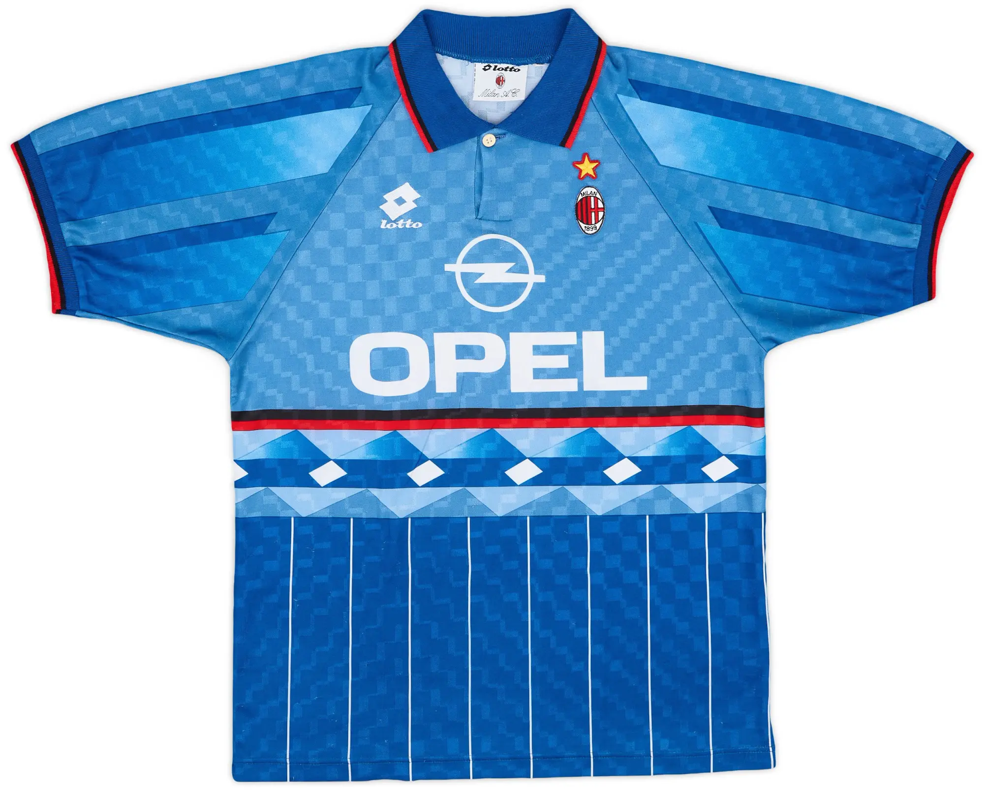 Lotto 1995-96 AC Milan Fourth Shirt - 8/10 - (S)
