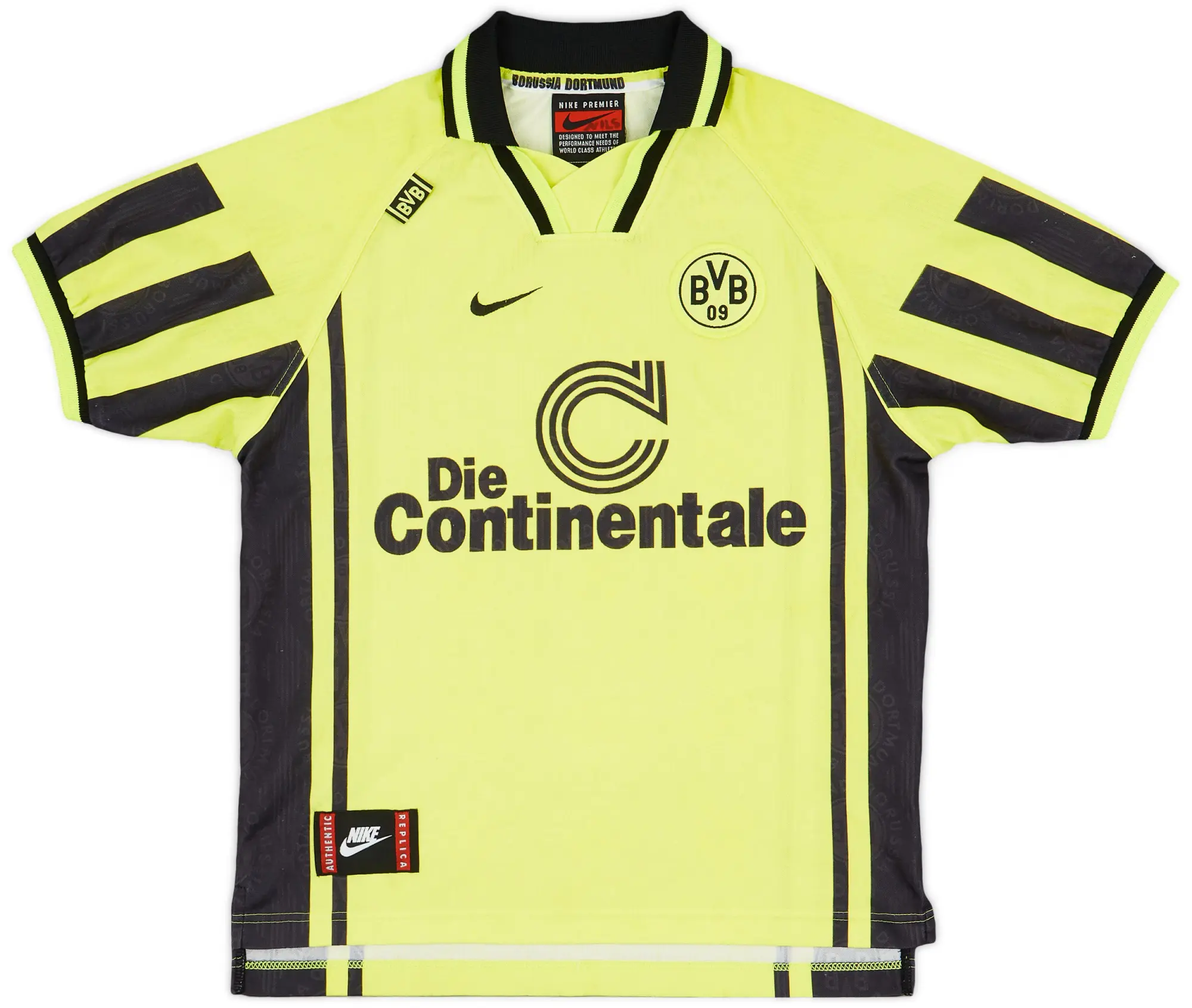 Nike 1996-97 Borussia Dortmund Home Shirt - 9/10 - (L.Boys)