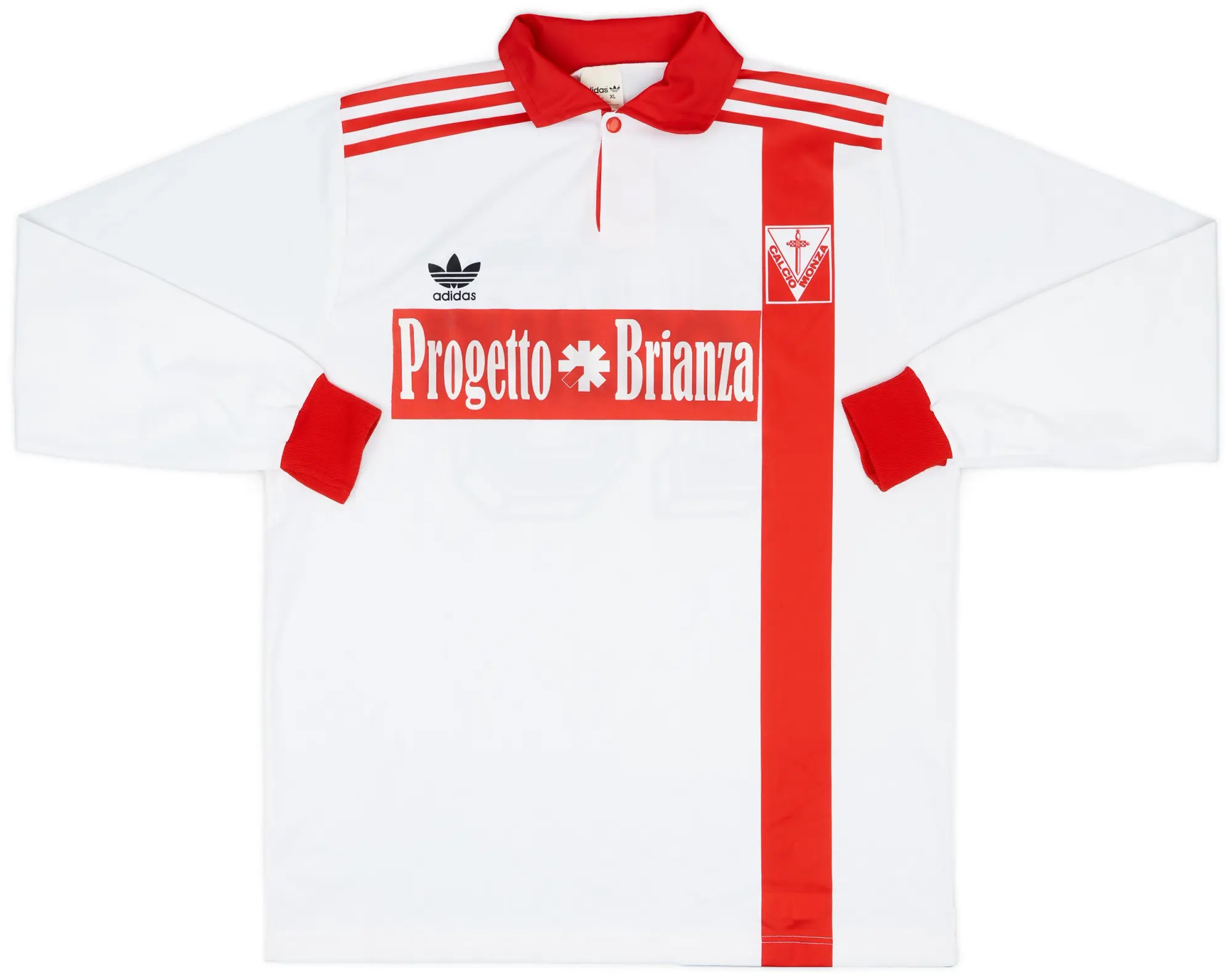 adidas 1992-93 Monza Match Issue Away L/S Shirt #15