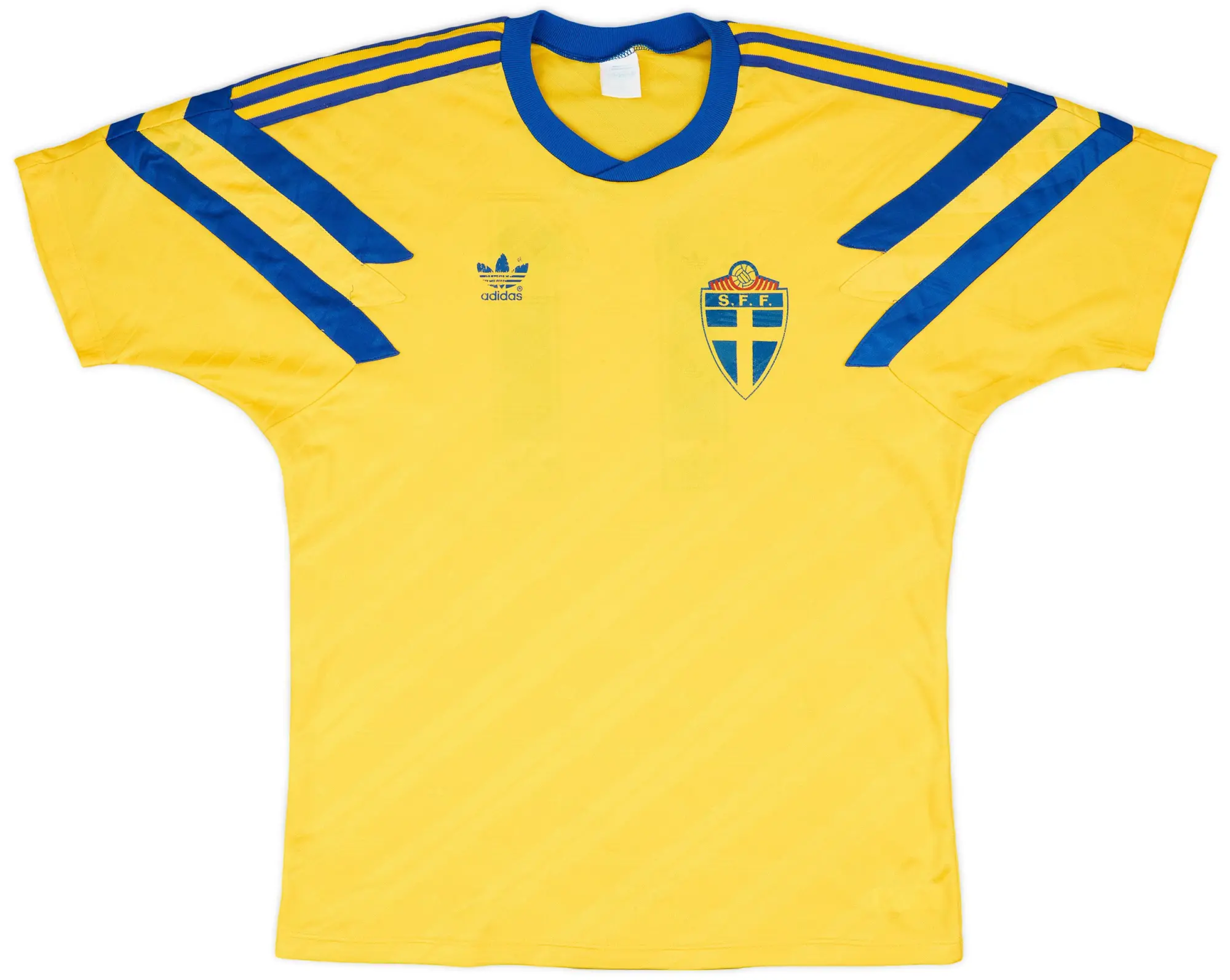 adidas 1991-92 Sweden Match Issue Home Shirt #11