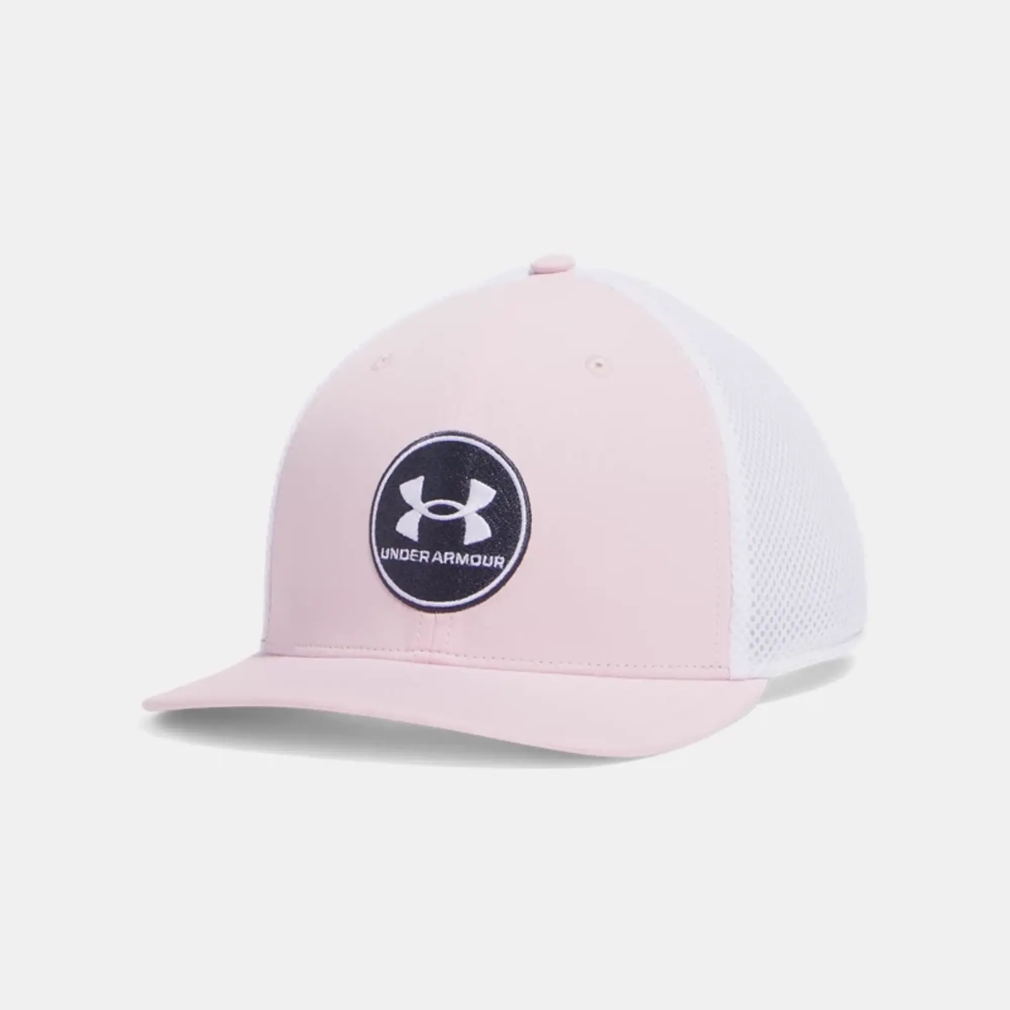 Men's  Under Armour  Iso-Chill Drive Low Stretch Fit Cap Prime Pink / White XL/XXL