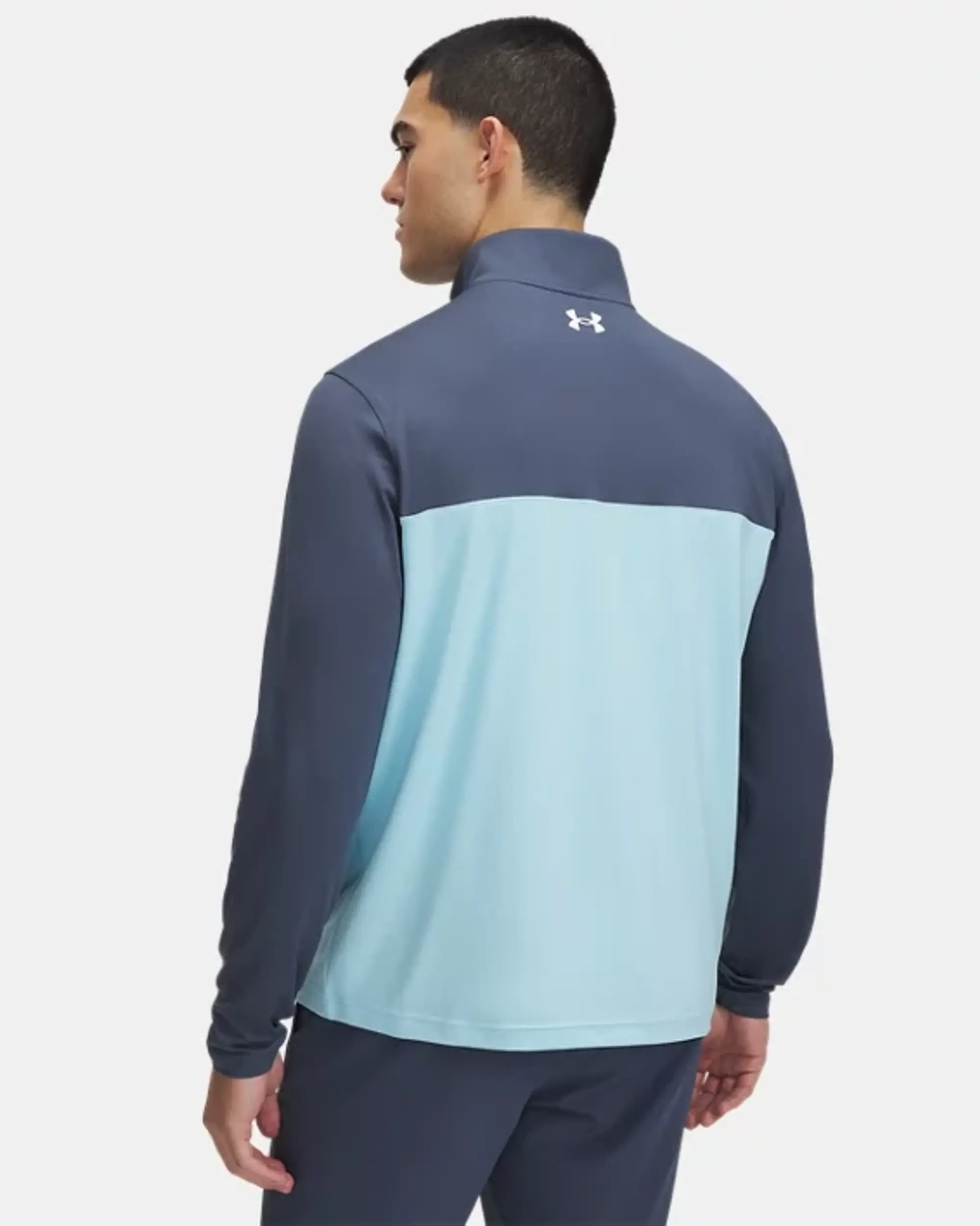 Men's  Under Armour  Tee To Green ¼ Zip Downpour Gray / Stream / White XL