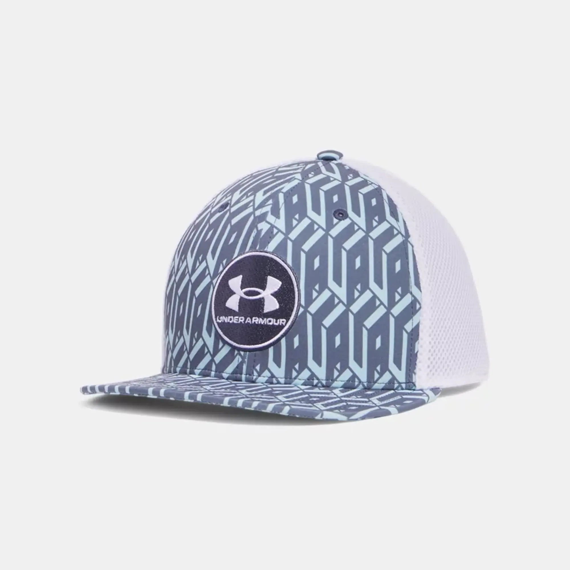 Men's  Under Armour  Iso-Chill Drive Low Stretch Fit Cap Downpour Gray / White XL/XXL