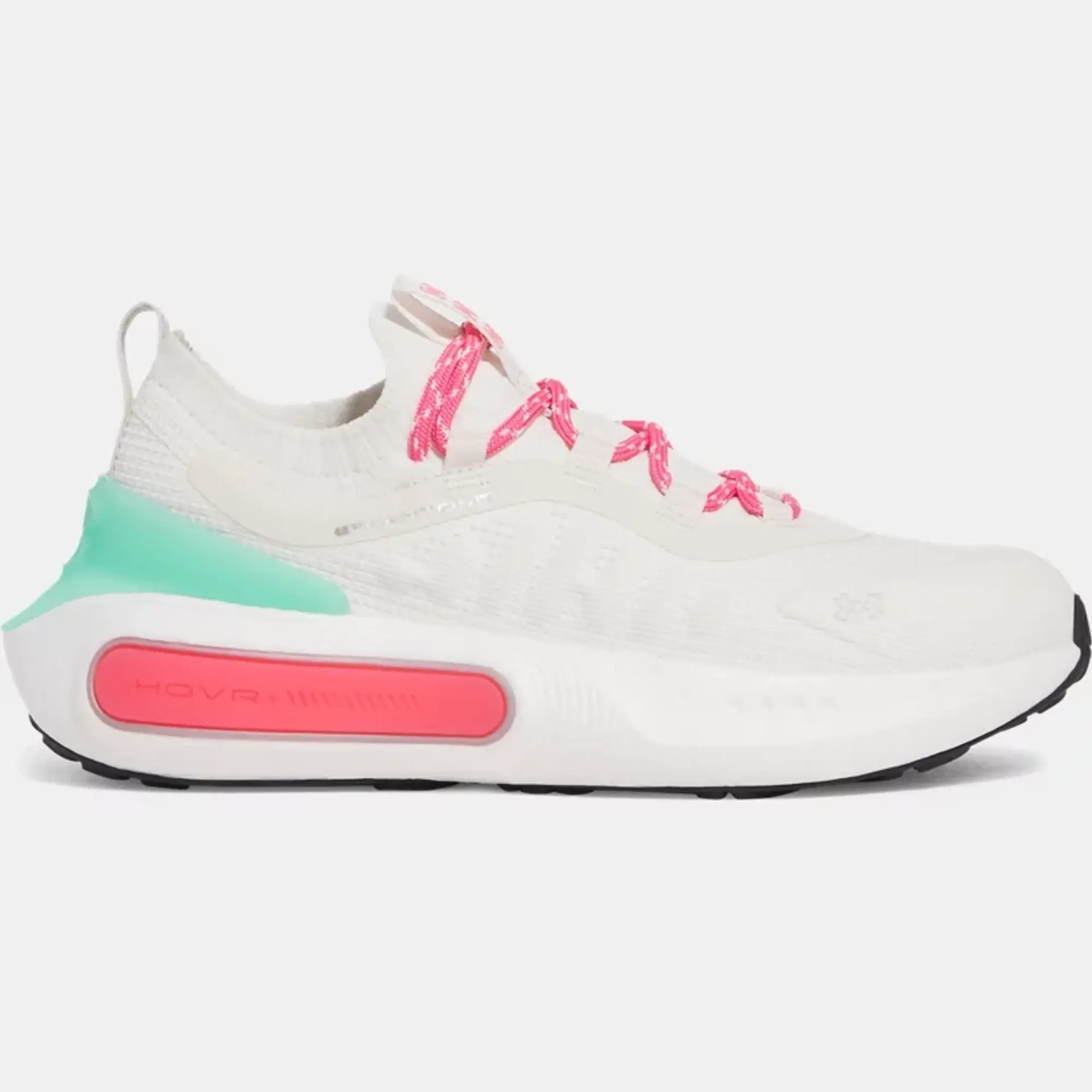 Women's  Under Armour  Phantom 4 Shoes White Quartz / Comet Green / Super Pink 7