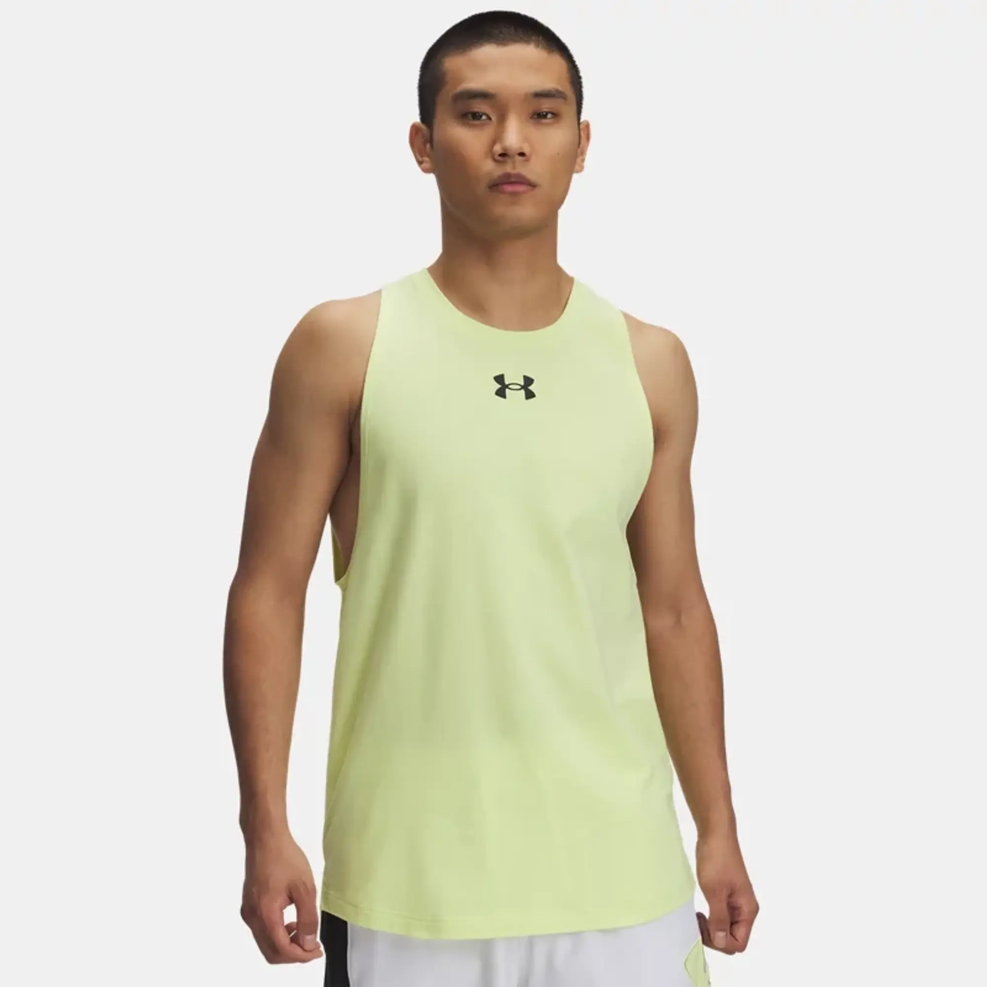 Men's  Under Armour  Zone Tank Sonic Yellow / Black XXL