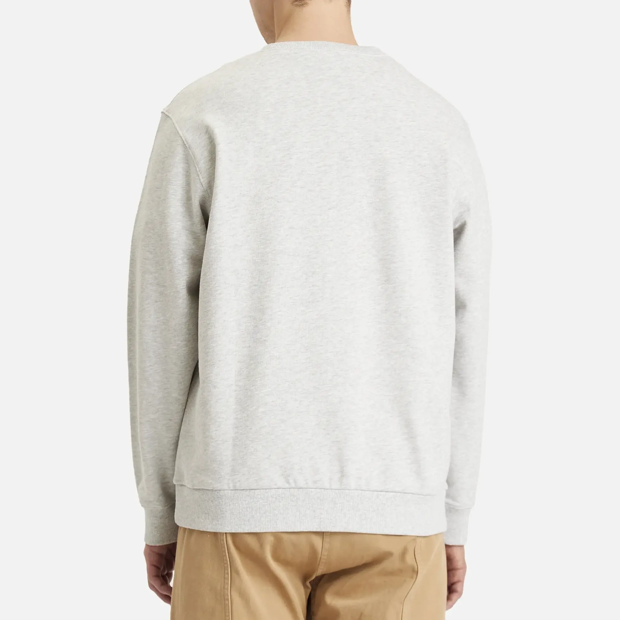 Gramicci Men's One Point Crew Sweatshirt Heather Ash