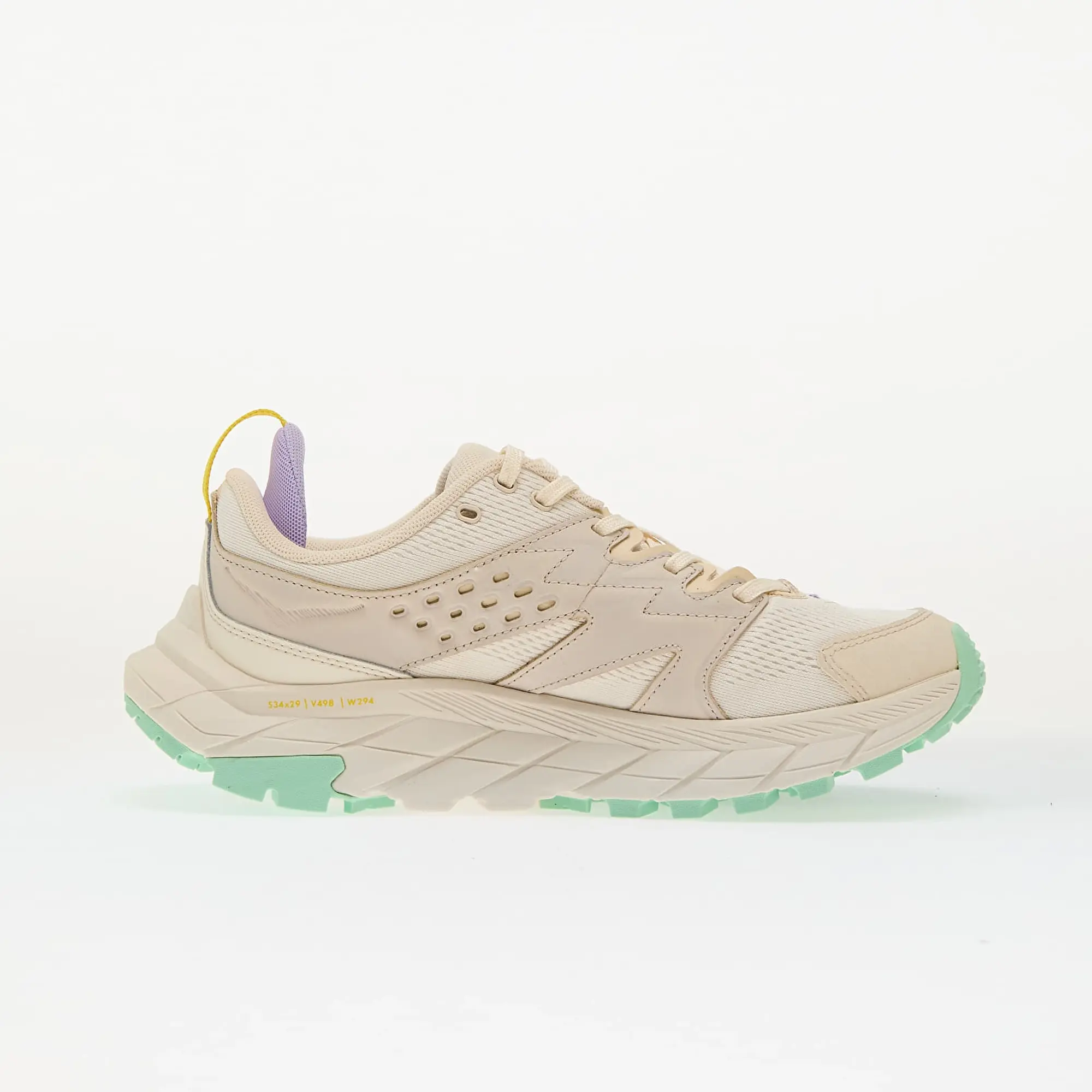 Hoka One One HOKA Women's Anacapa Breeze Low - Alabaster/Mint Fluorite -  Size: UK 8