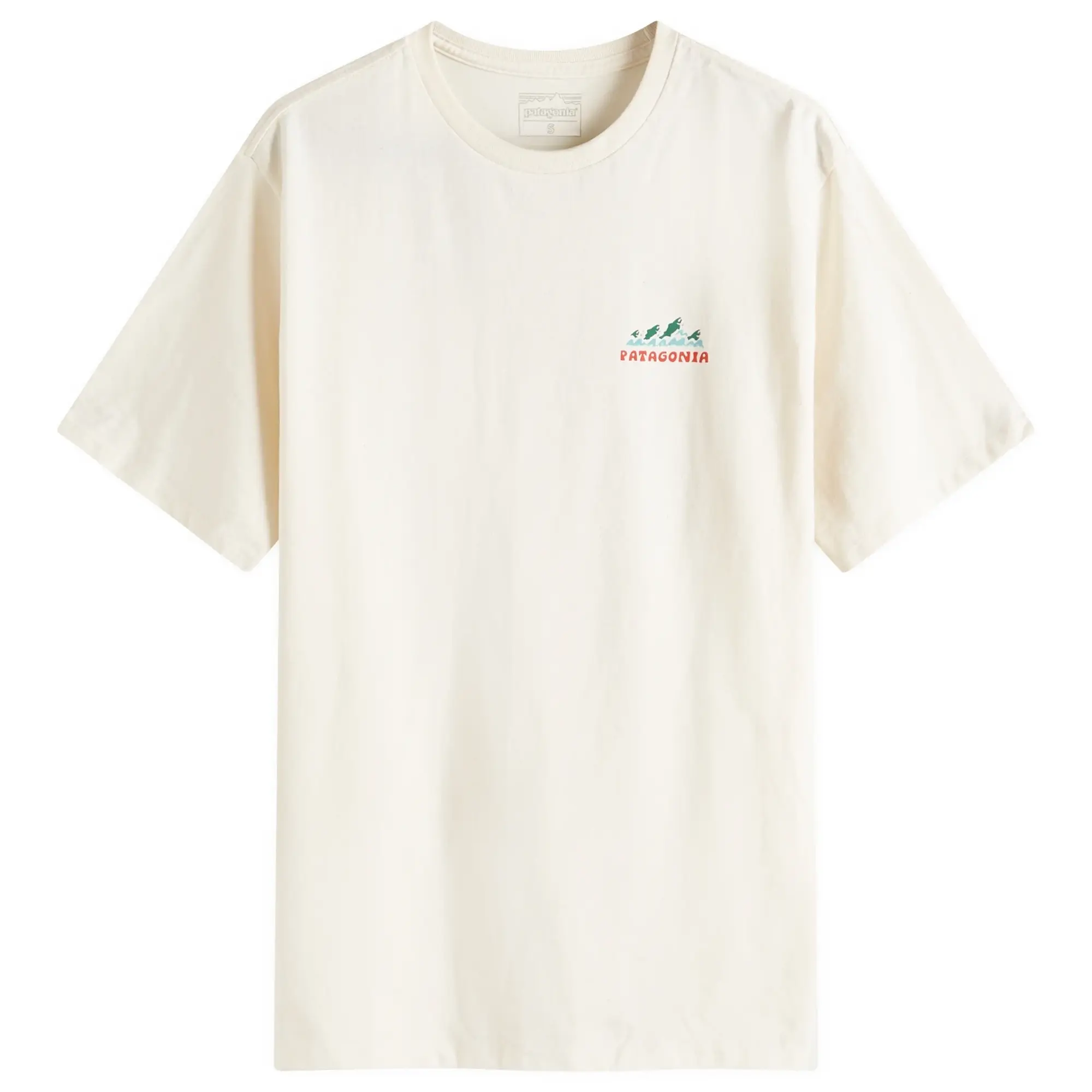 Patagonia Men's 73 Skyline Organic T-Shirt Birch White