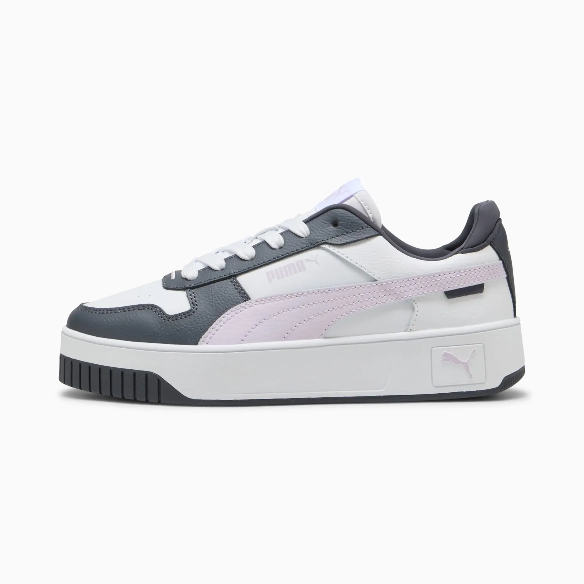 PUMA Carina Street Sneakers Women, White/Lilac Frost/Galactic Grey