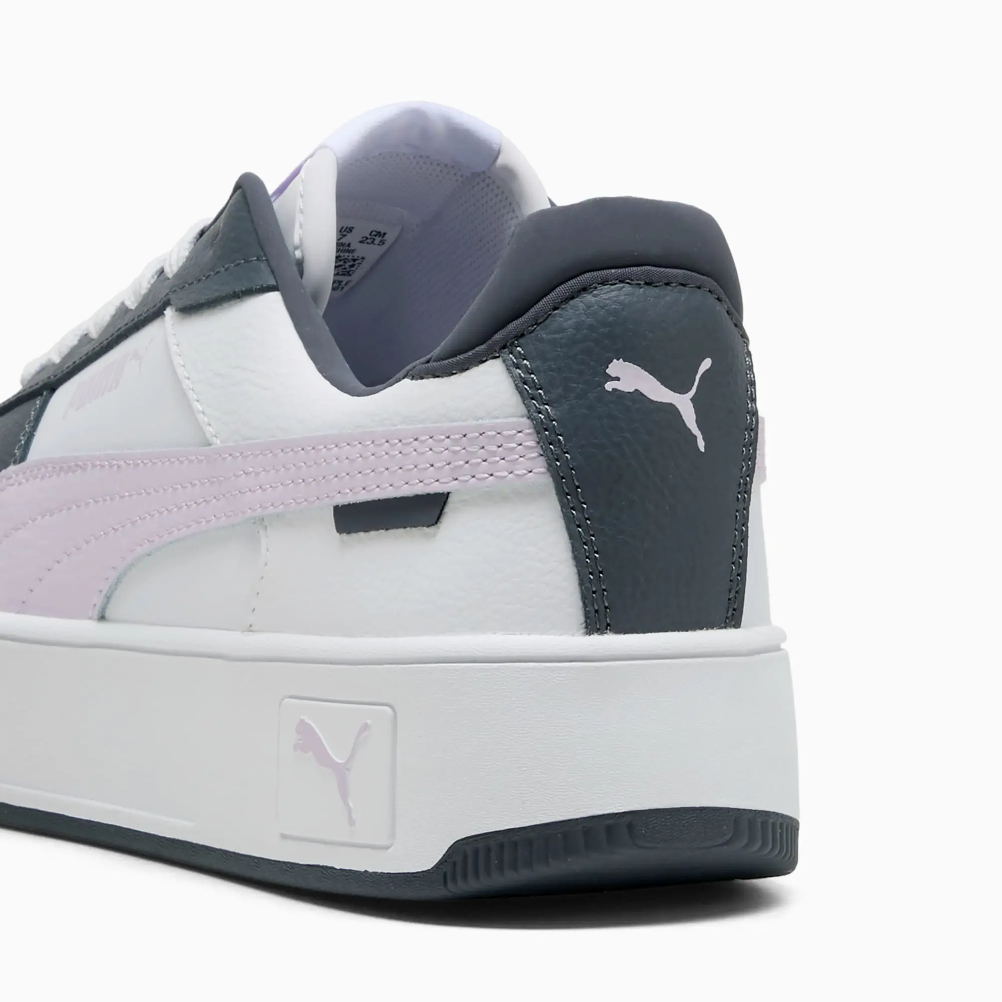 PUMA Carina Street Sneakers Women, White/Lilac Frost/Galactic Grey