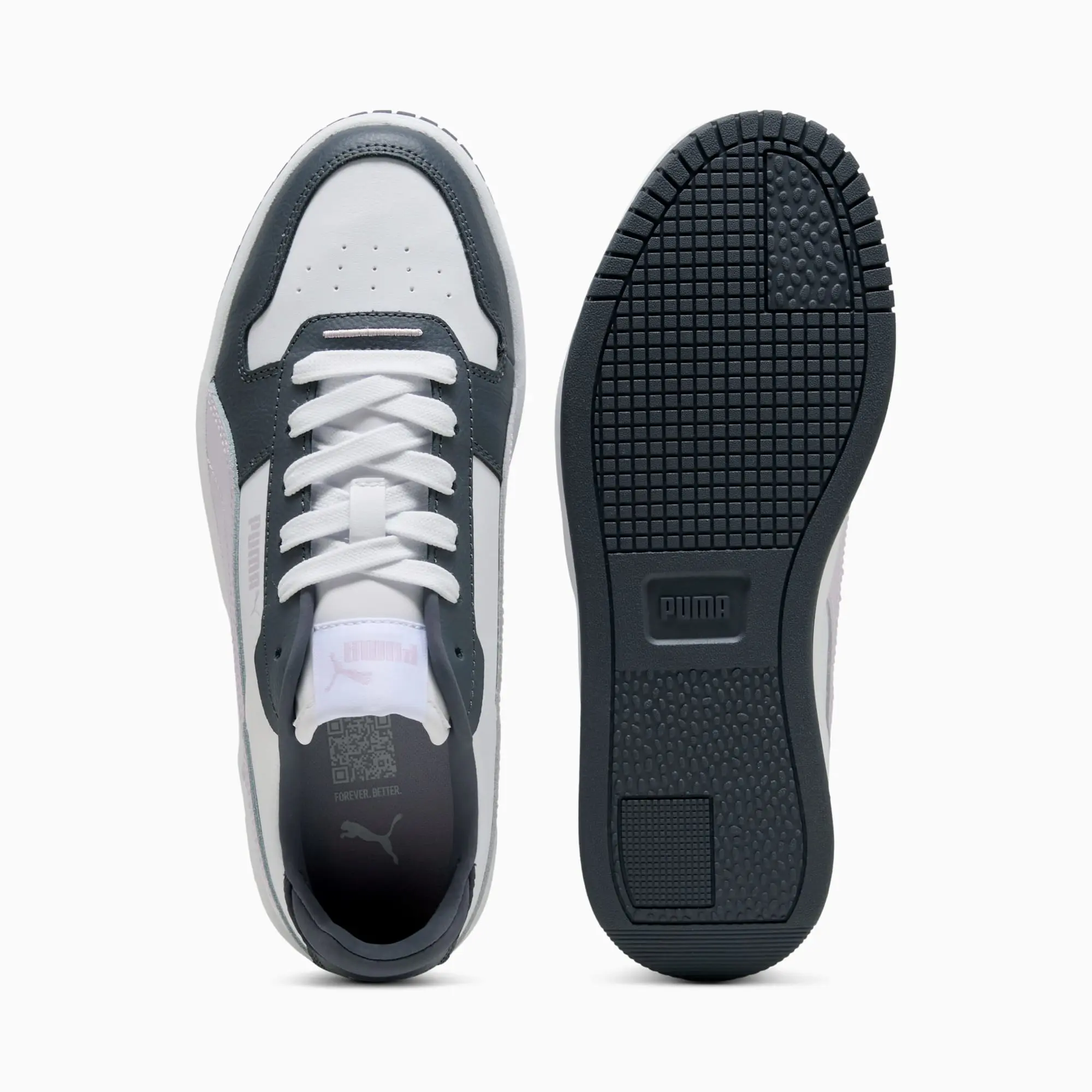 PUMA Carina Street Sneakers Women, White/Lilac Frost/Galactic Grey