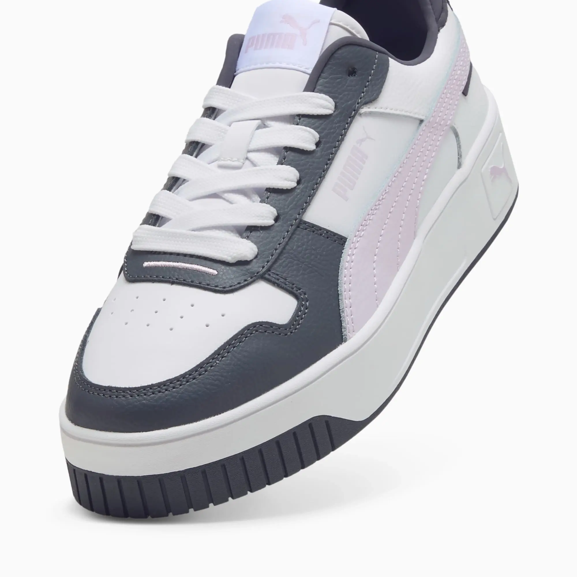 PUMA Carina Street Sneakers Women, White/Lilac Frost/Galactic Grey