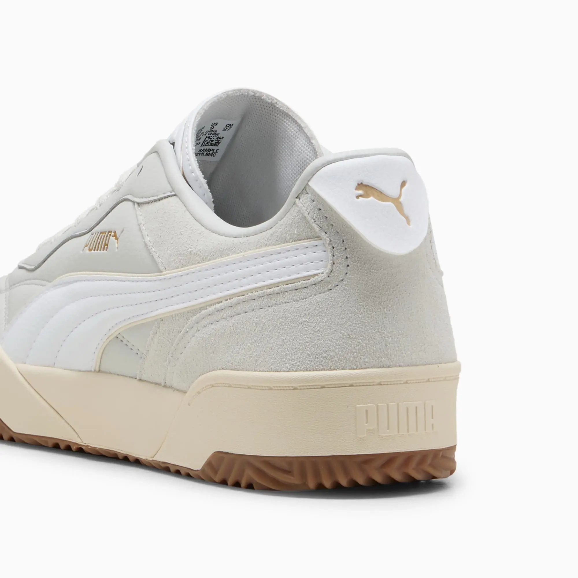 PUMA Tifosi Sneakers Unisex, Feather Grey/White/Alpine Snow