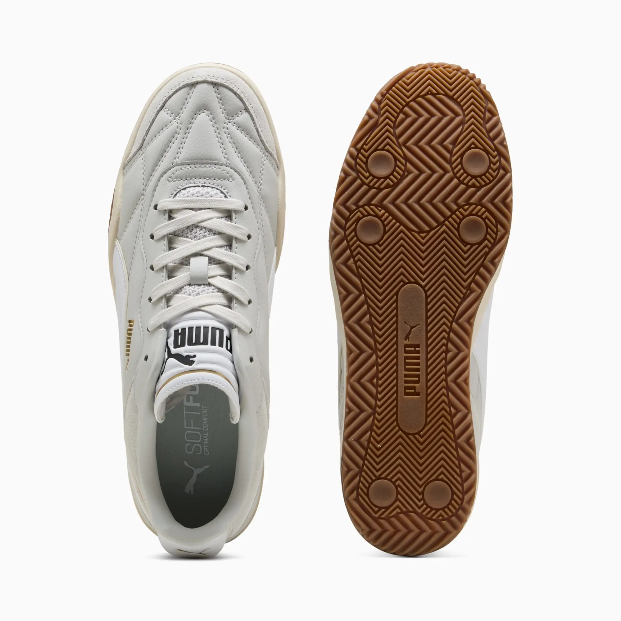PUMA Tifosi Sneakers Unisex, Feather Grey/White/Alpine Snow