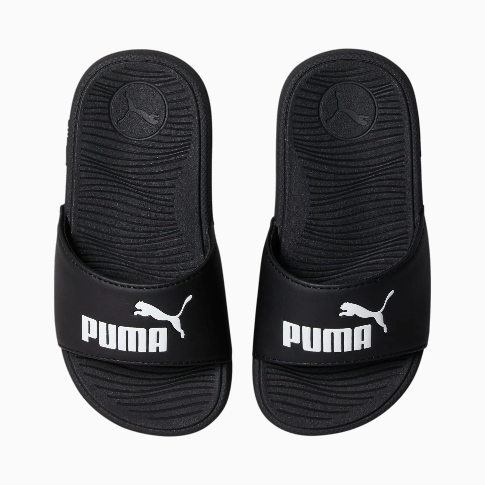 PUMA Cool Cat 2.0 Sandals Kids, Black/White
