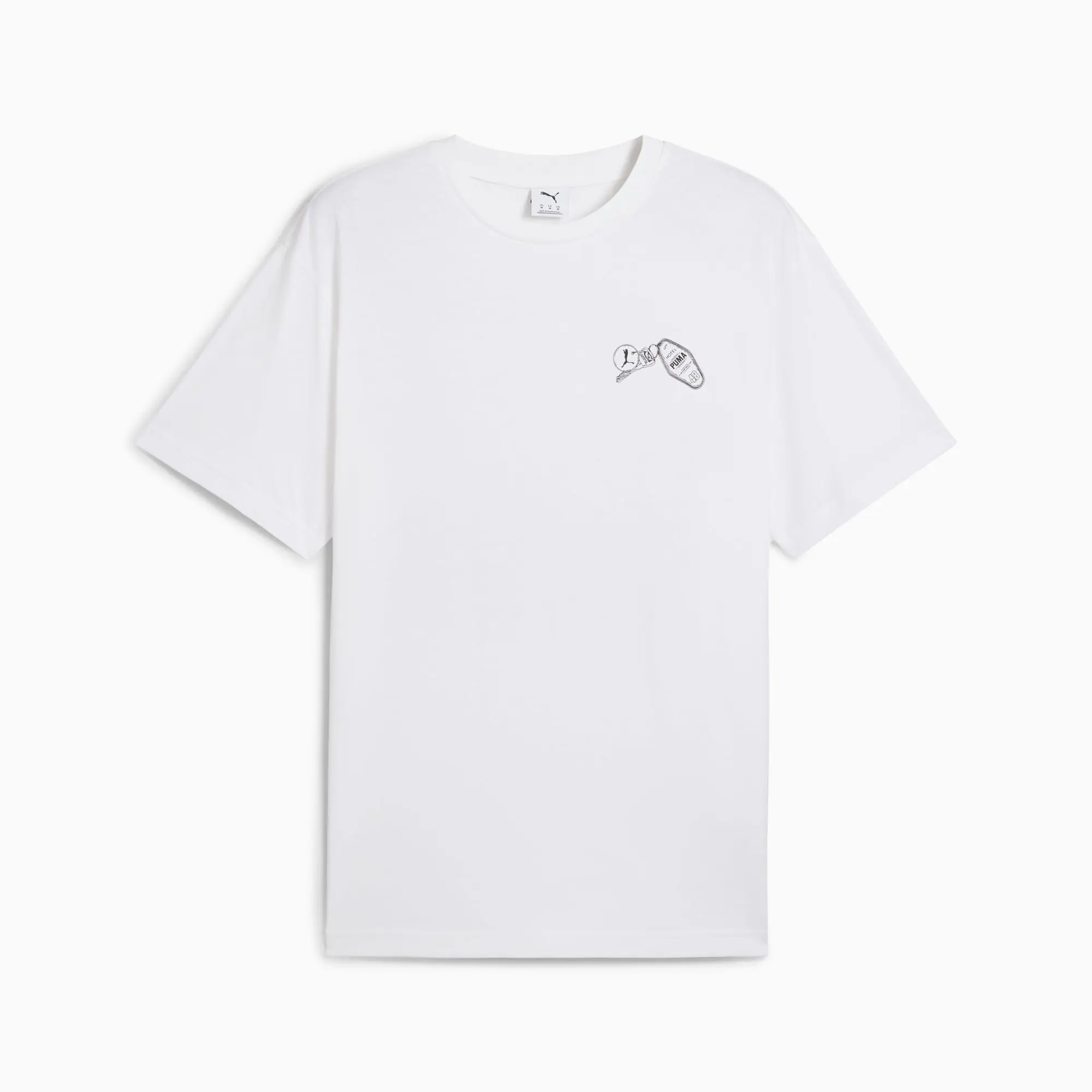 Graphics PUMA Hotel Relaxed T-Shirt Men, White