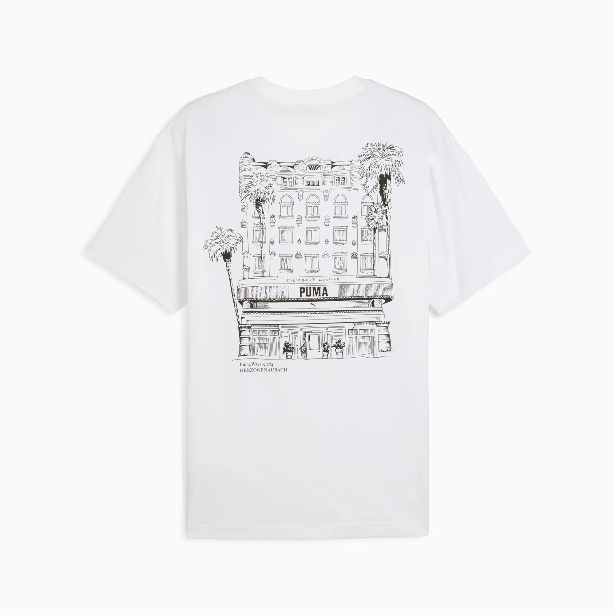 Graphics PUMA Hotel Relaxed T-Shirt Men, White